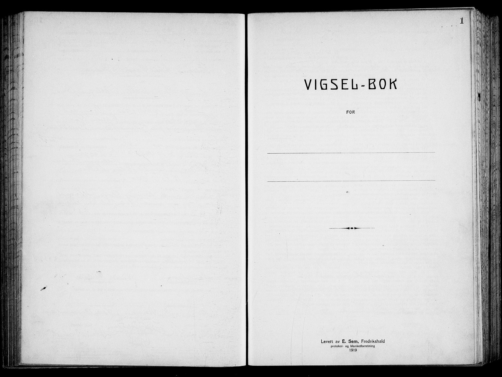 Oslo byfogd avd. I, AV/SAO-A-10220/L/Lb/Lbb/L0022: Notarialprotokoll, rekke II: Vigsler, 1932-1933, s. 1a