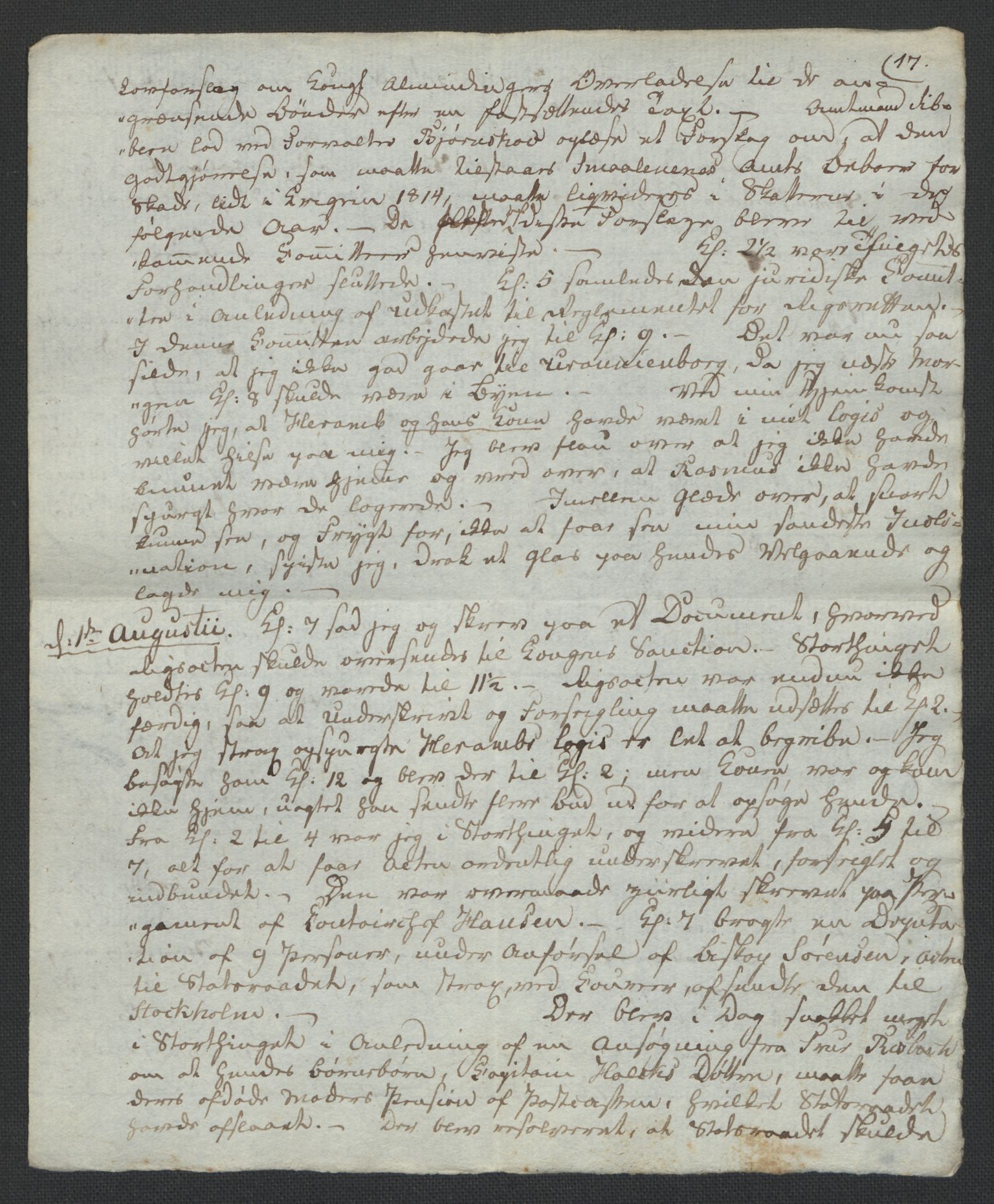 Christie, Wilhelm Frimann Koren, AV/RA-PA-0014/F/L0005: Christies dokumenter fra Stortinget, 1815-1816, s. 54