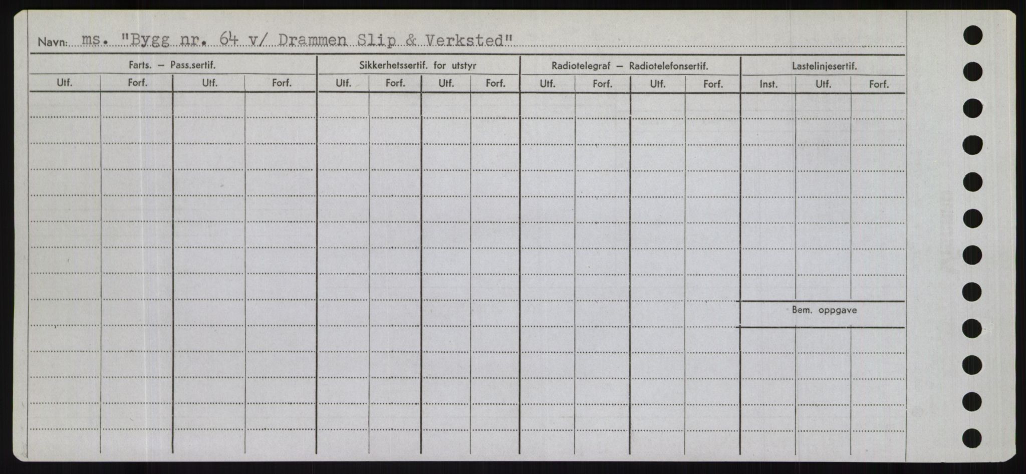 Sjøfartsdirektoratet med forløpere, Skipsmålingen, RA/S-1627/H/Hd/L0006: Fartøy, Byg-Båt, s. 190