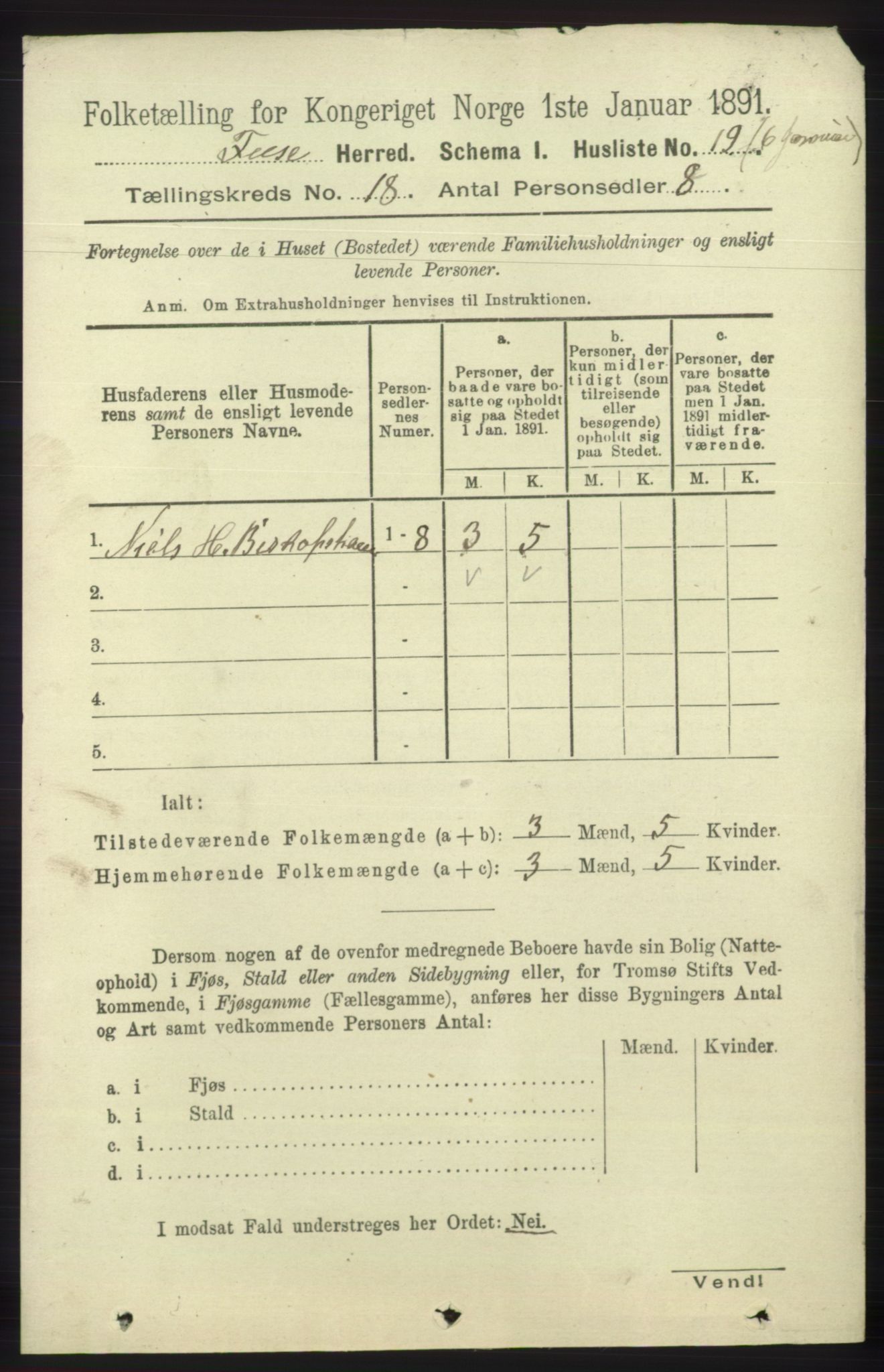 RA, Folketelling 1891 for 1241 Fusa herred, 1891, s. 4111