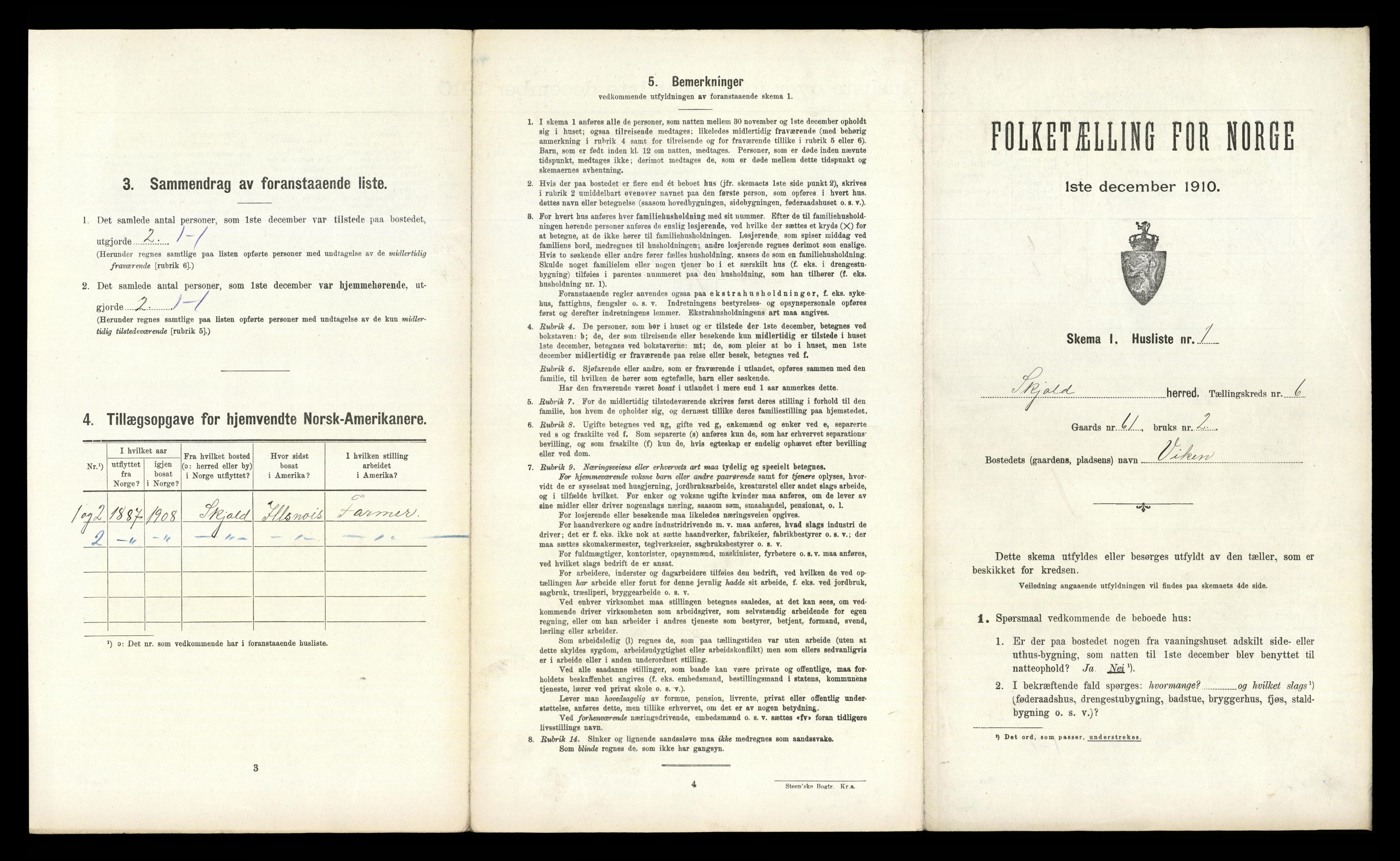 RA, Folketelling 1910 for 1154 Skjold herred, 1910, s. 612