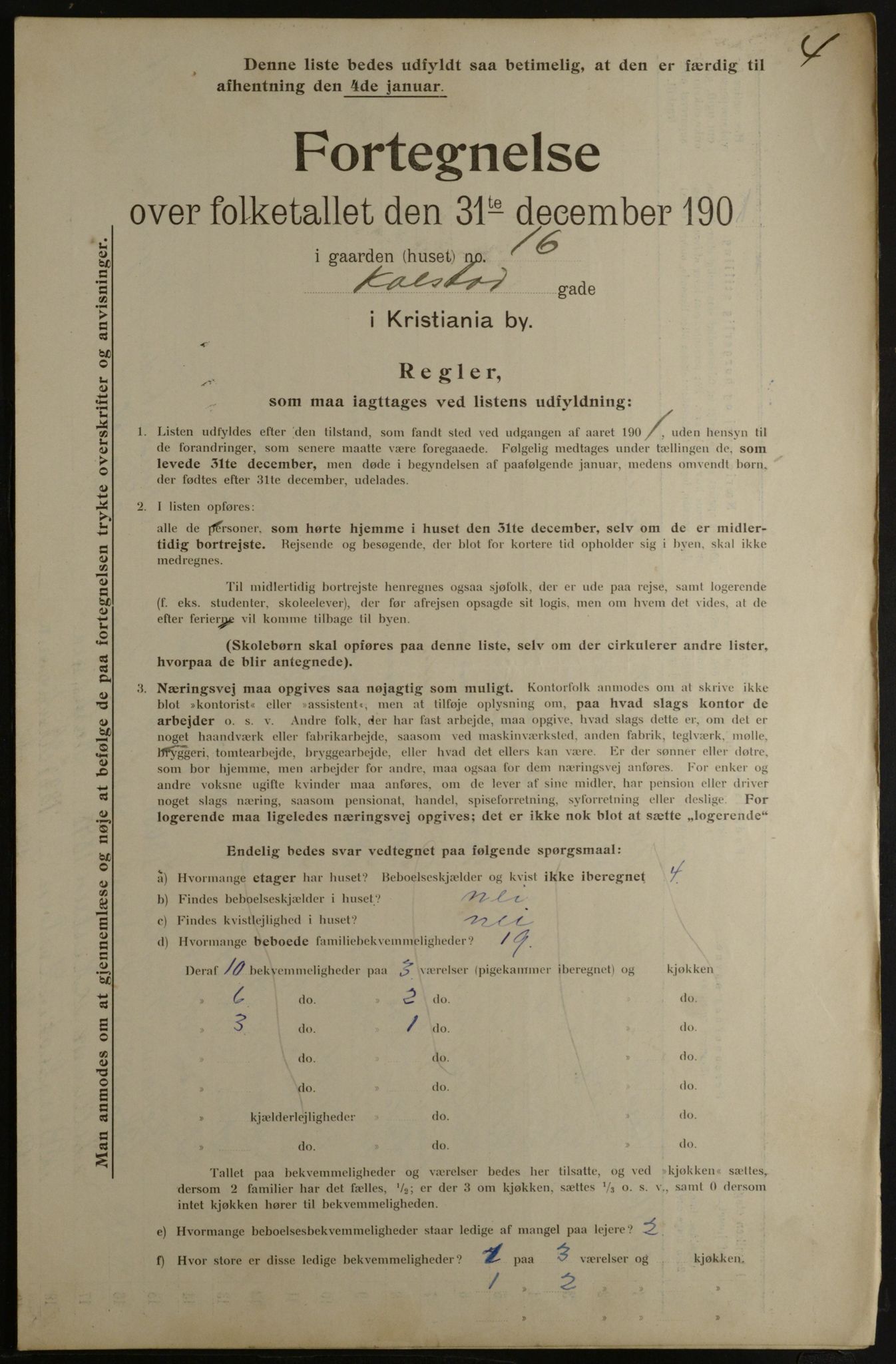 OBA, Kommunal folketelling 31.12.1901 for Kristiania kjøpstad, 1901, s. 8082