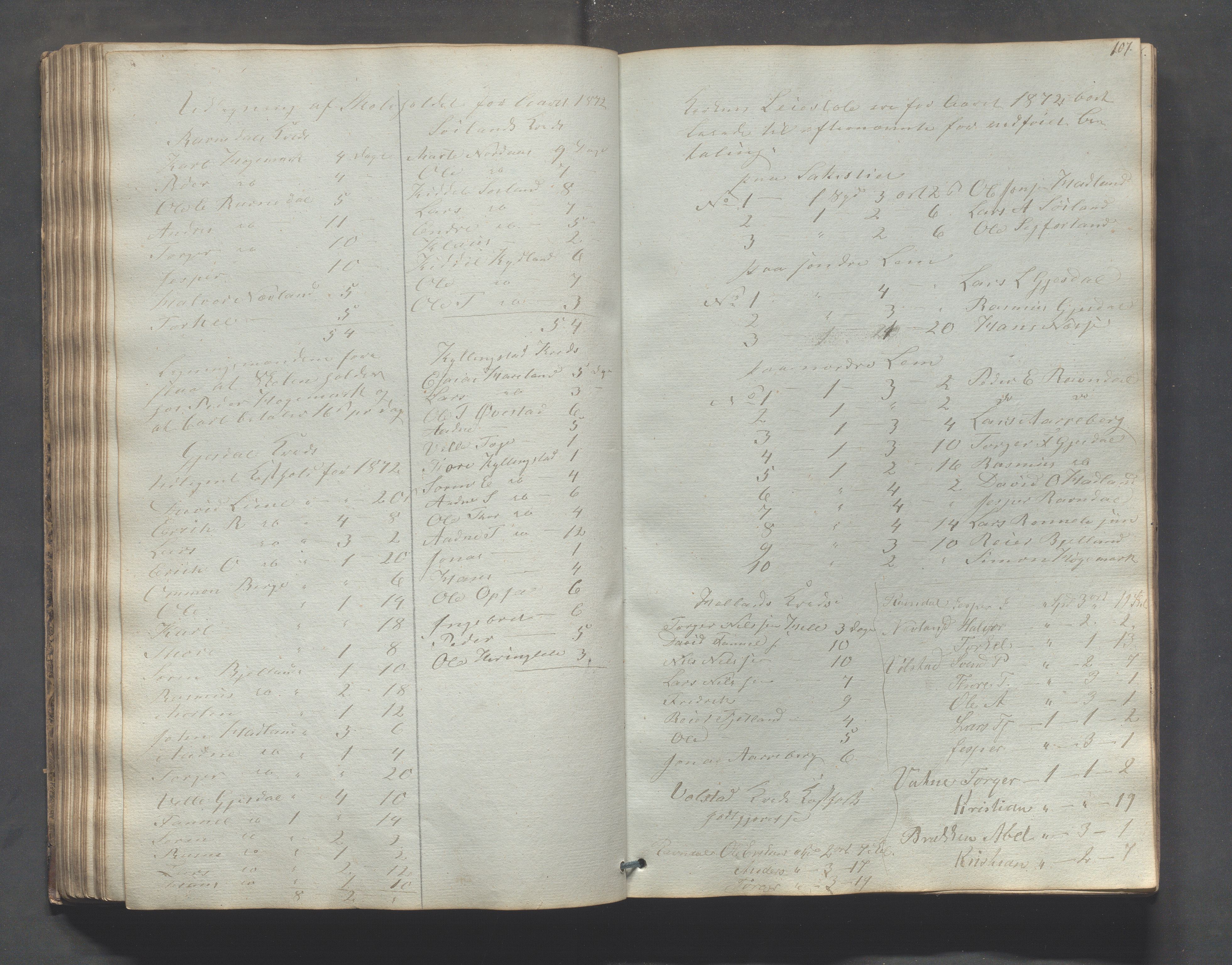 Gjesdal kommune - Formannskapet, IKAR/K-101383/C/Ca/L0001: Brevjournal, 1837-1880, s. 107