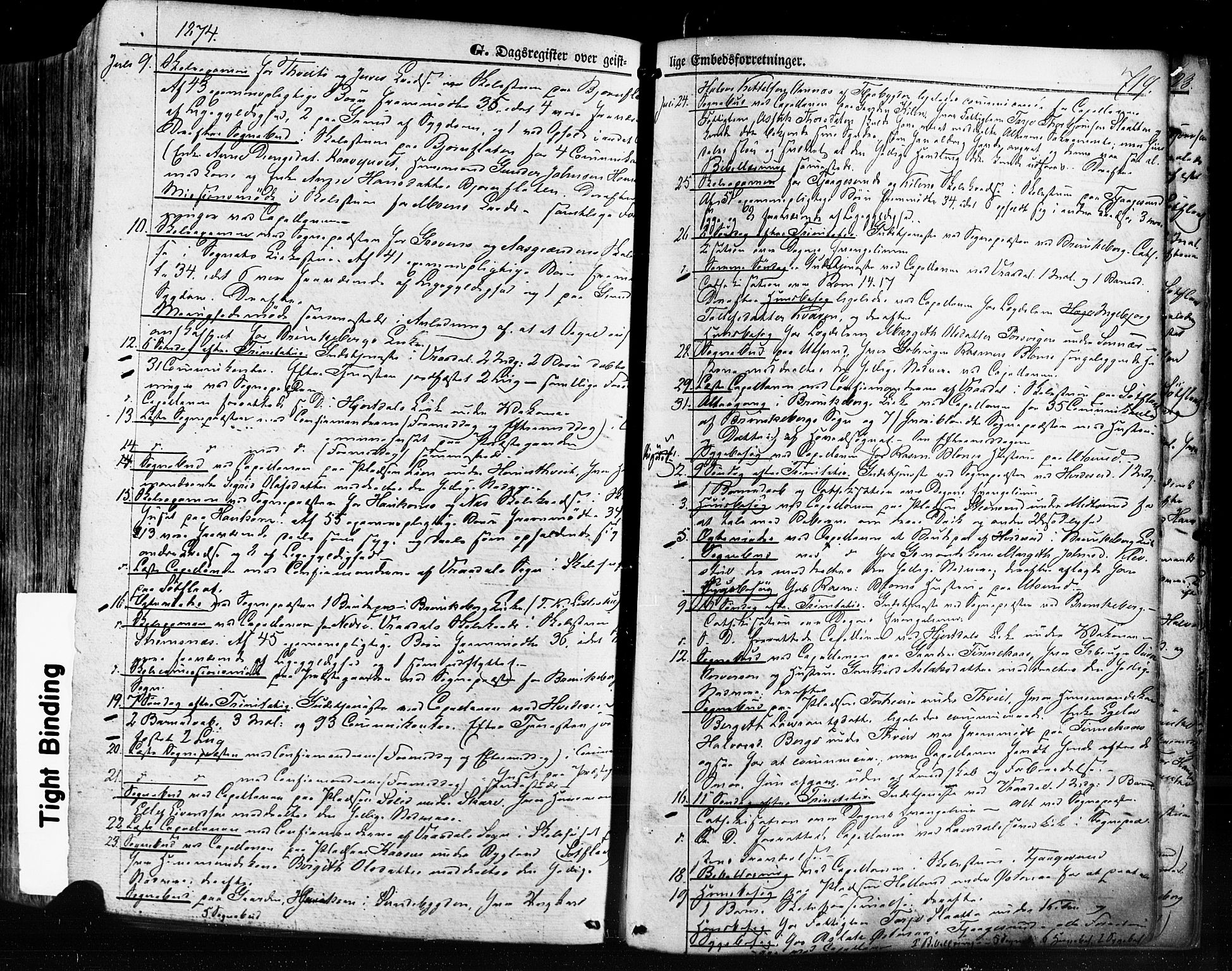 Kviteseid kirkebøker, AV/SAKO-A-276/F/Fa/L0007: Ministerialbok nr. I 7, 1859-1881, s. 719