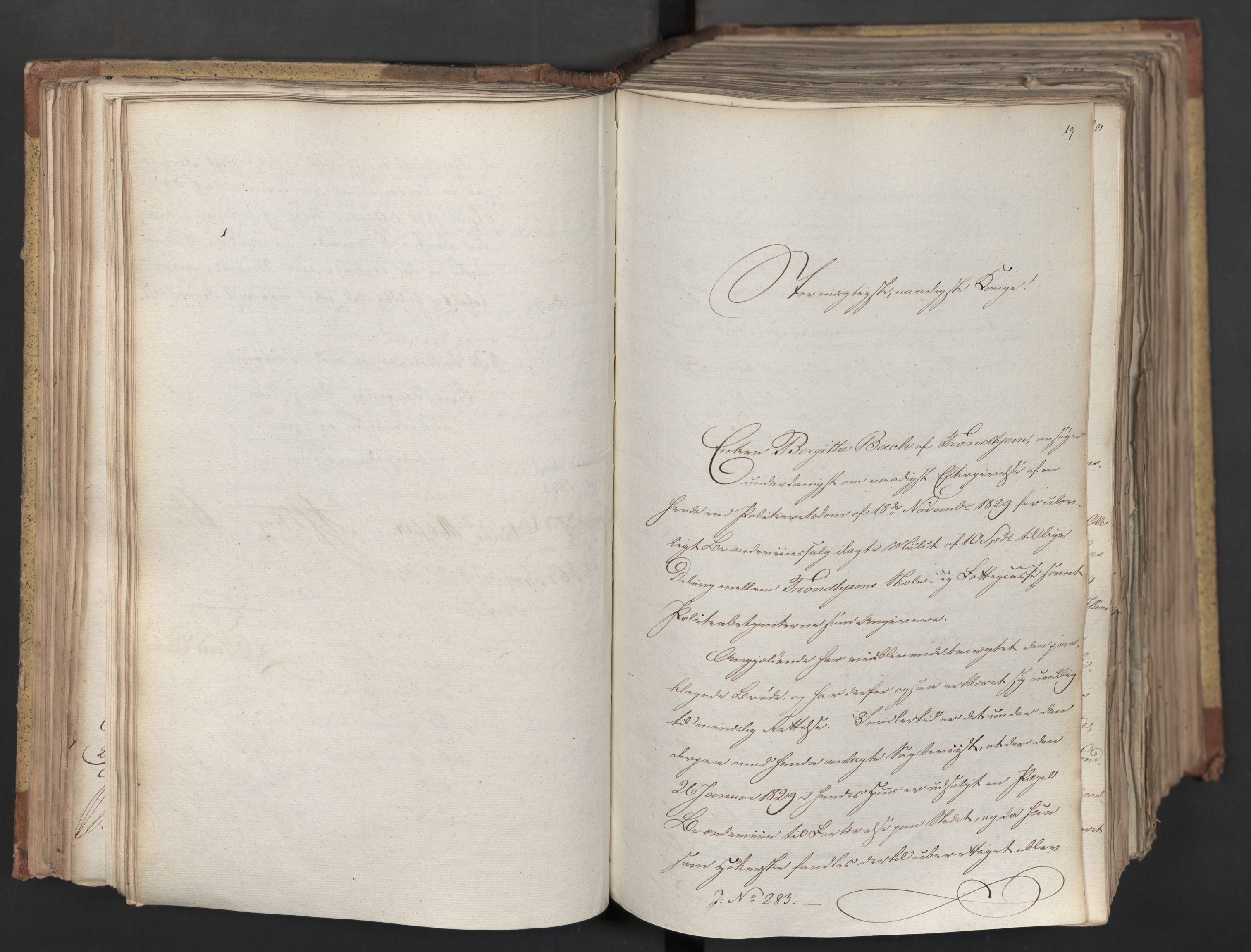 Statsrådsavdelingen i Stockholm, RA/S-1003/D/Da/L0066: Regjeringsinnstillinger nr. 240-449, 1830, s. 167