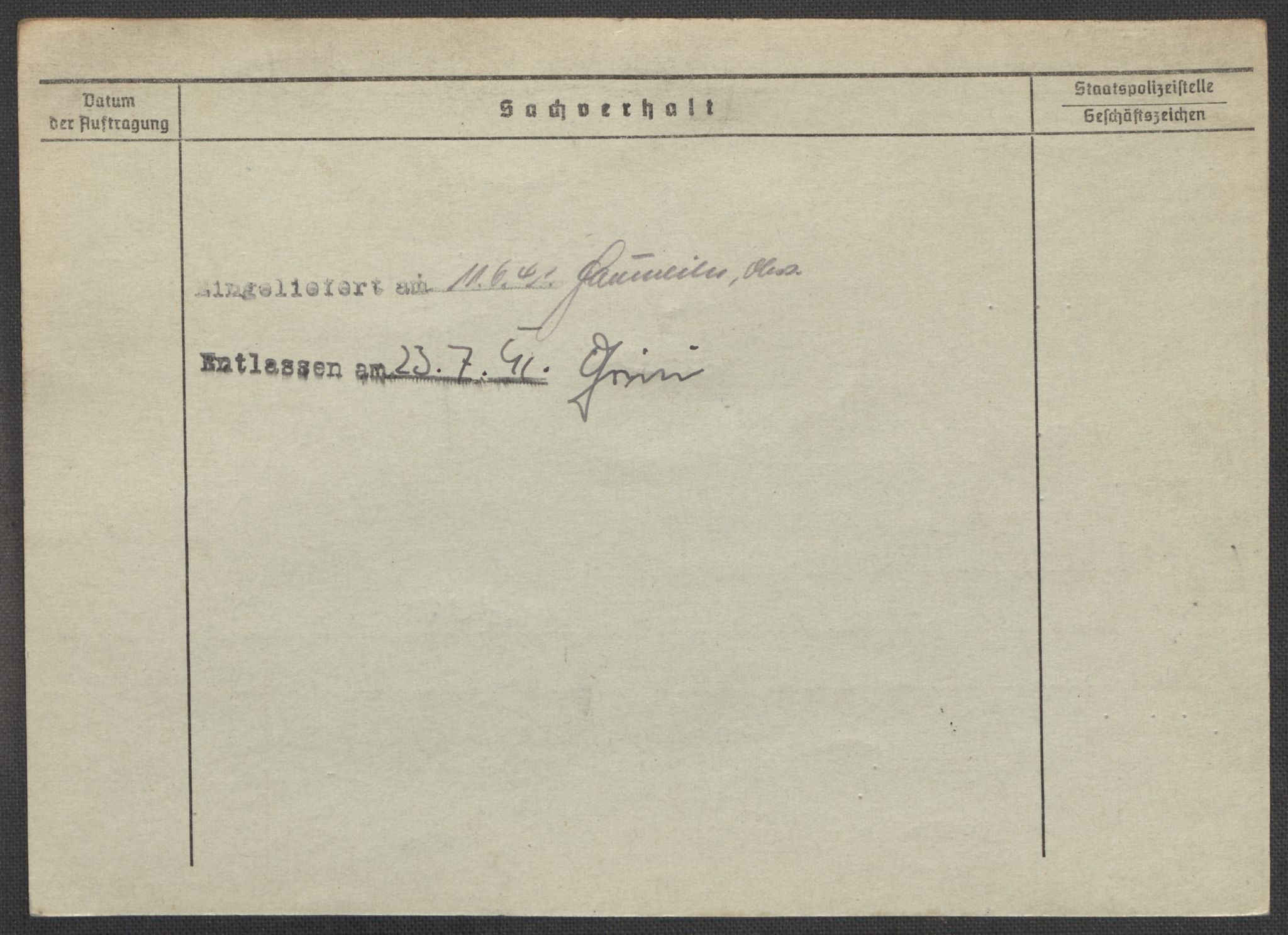 Befehlshaber der Sicherheitspolizei und des SD, AV/RA-RAFA-5969/E/Ea/Eaa/L0010: Register over norske fanger i Møllergata 19: Sø-Å, 1940-1945, s. 1421