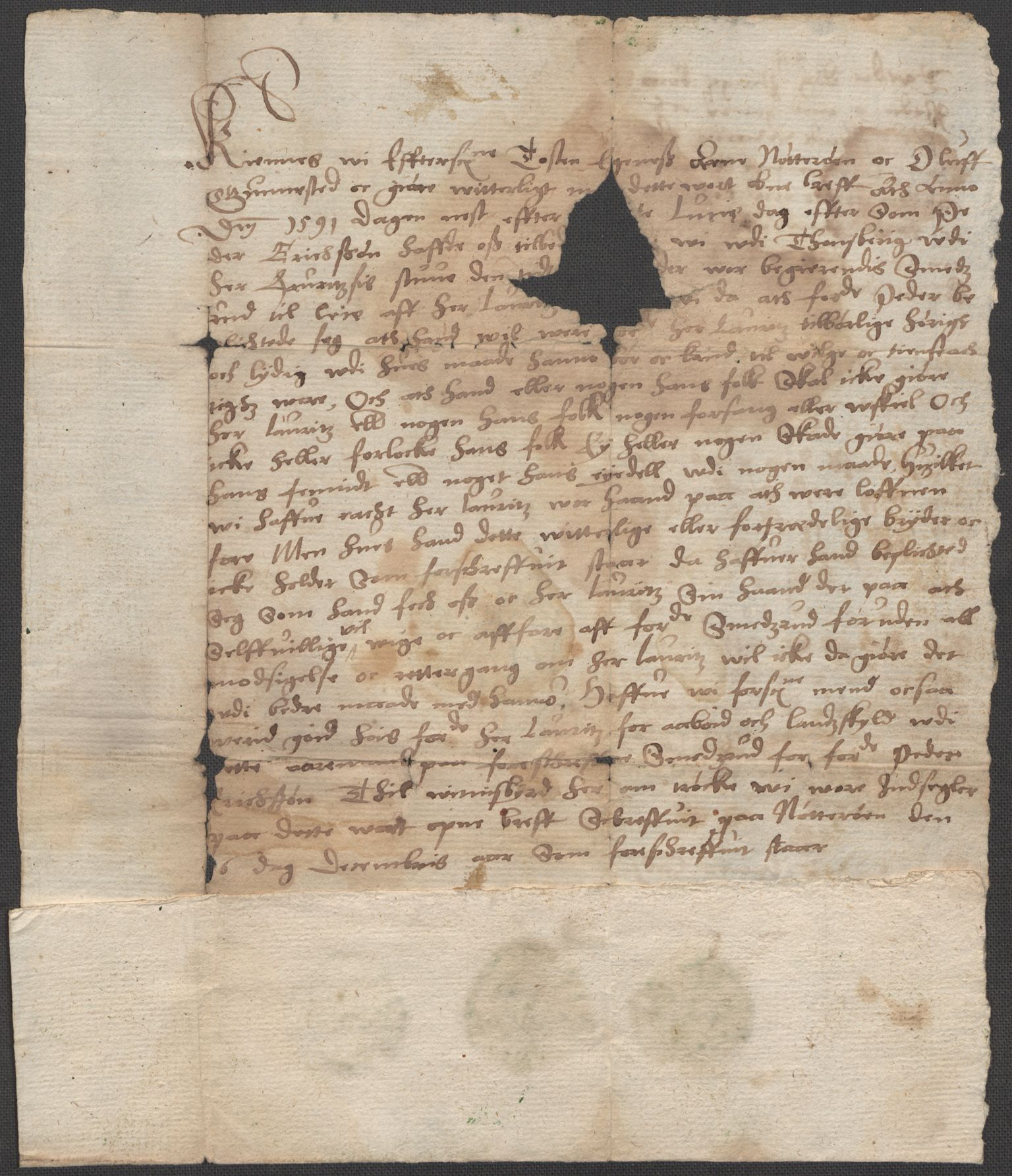 Riksarkivets diplomsamling, AV/RA-EA-5965/F15/L0022: Prestearkiv - Vestfold, 1573-1670, s. 112