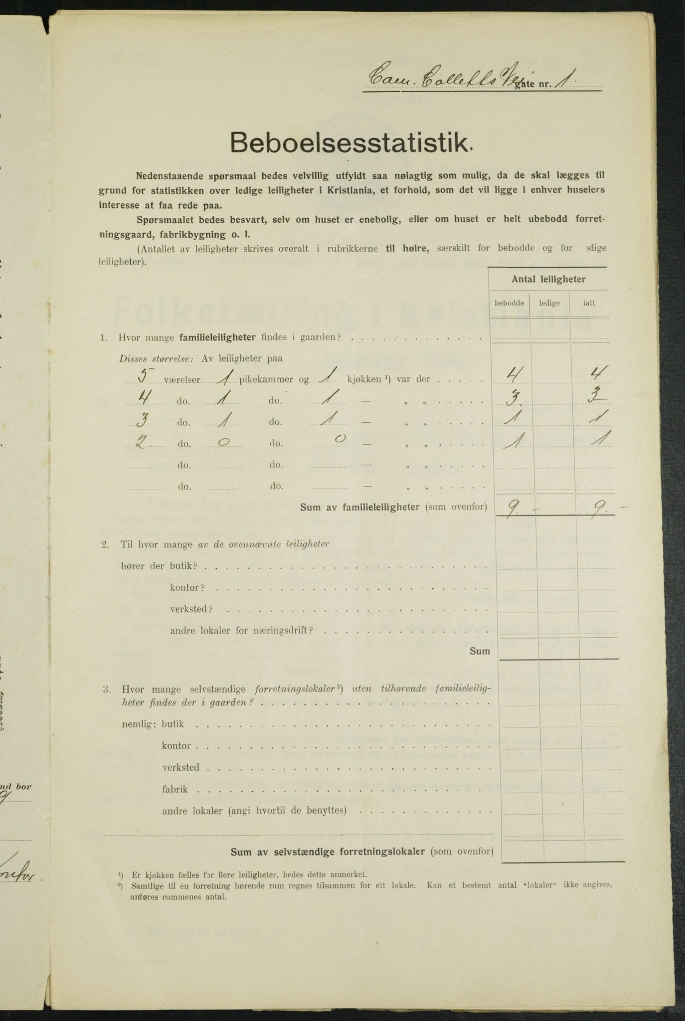 OBA, Kommunal folketelling 1.2.1914 for Kristiania, 1914, s. 11710