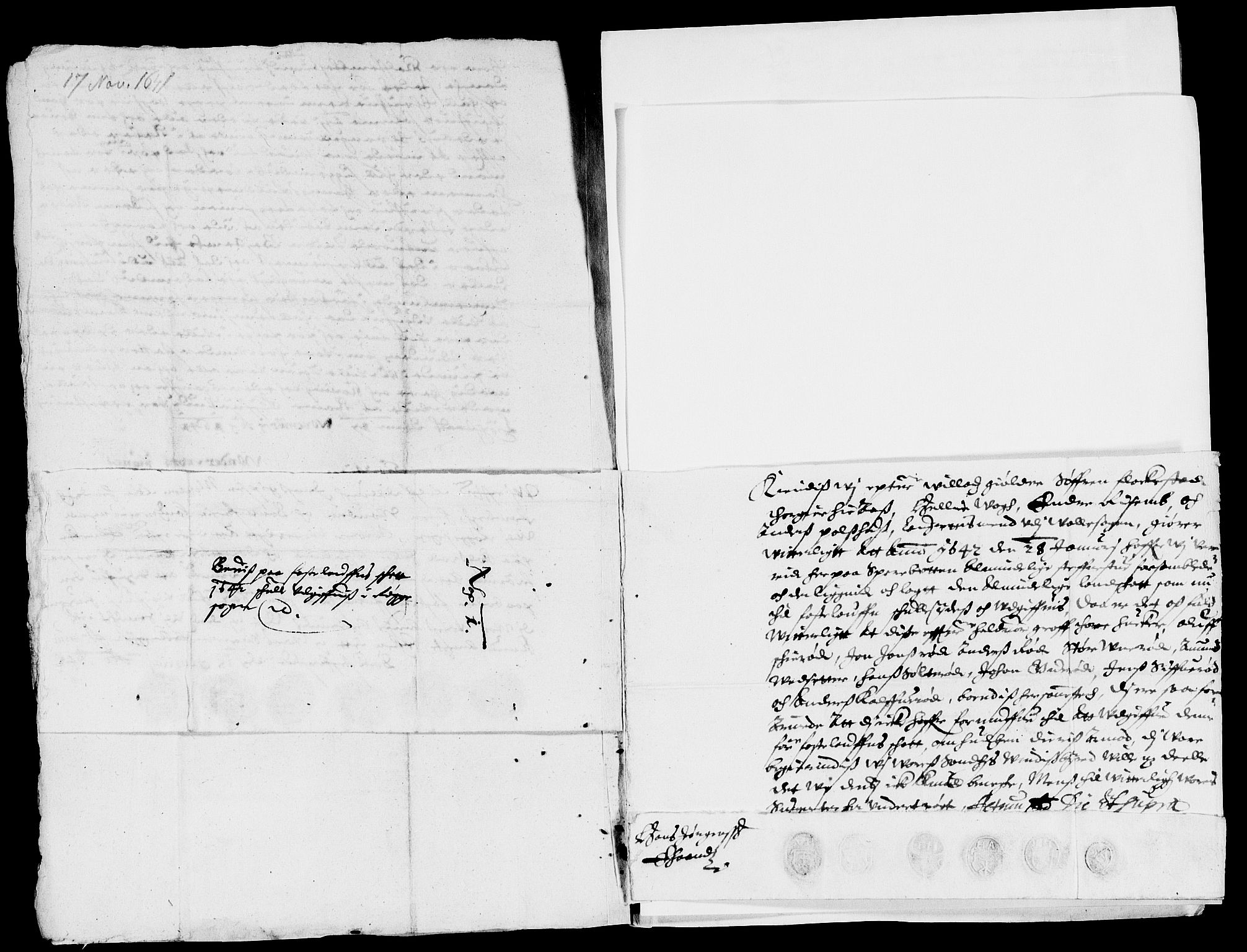 Rentekammeret inntil 1814, Reviderte regnskaper, Lensregnskaper, RA/EA-5023/R/Rb/Rbg/L0006: Verne kloster len, 1641-1644