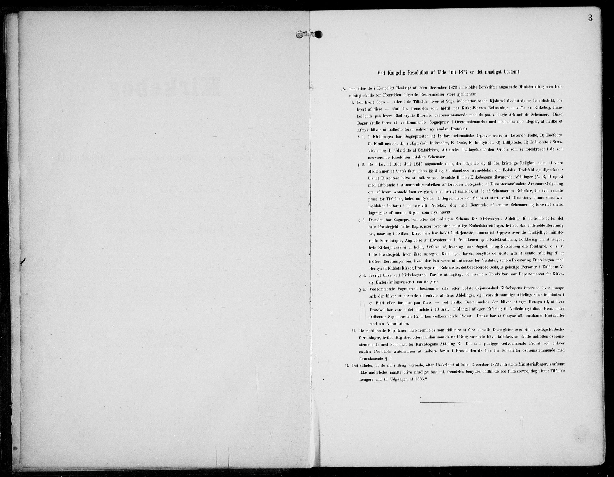 Aurland sokneprestembete, SAB/A-99937/H/Hb/Hba/L0003: Klokkerbok nr. A 3, 1896-1939, s. 3