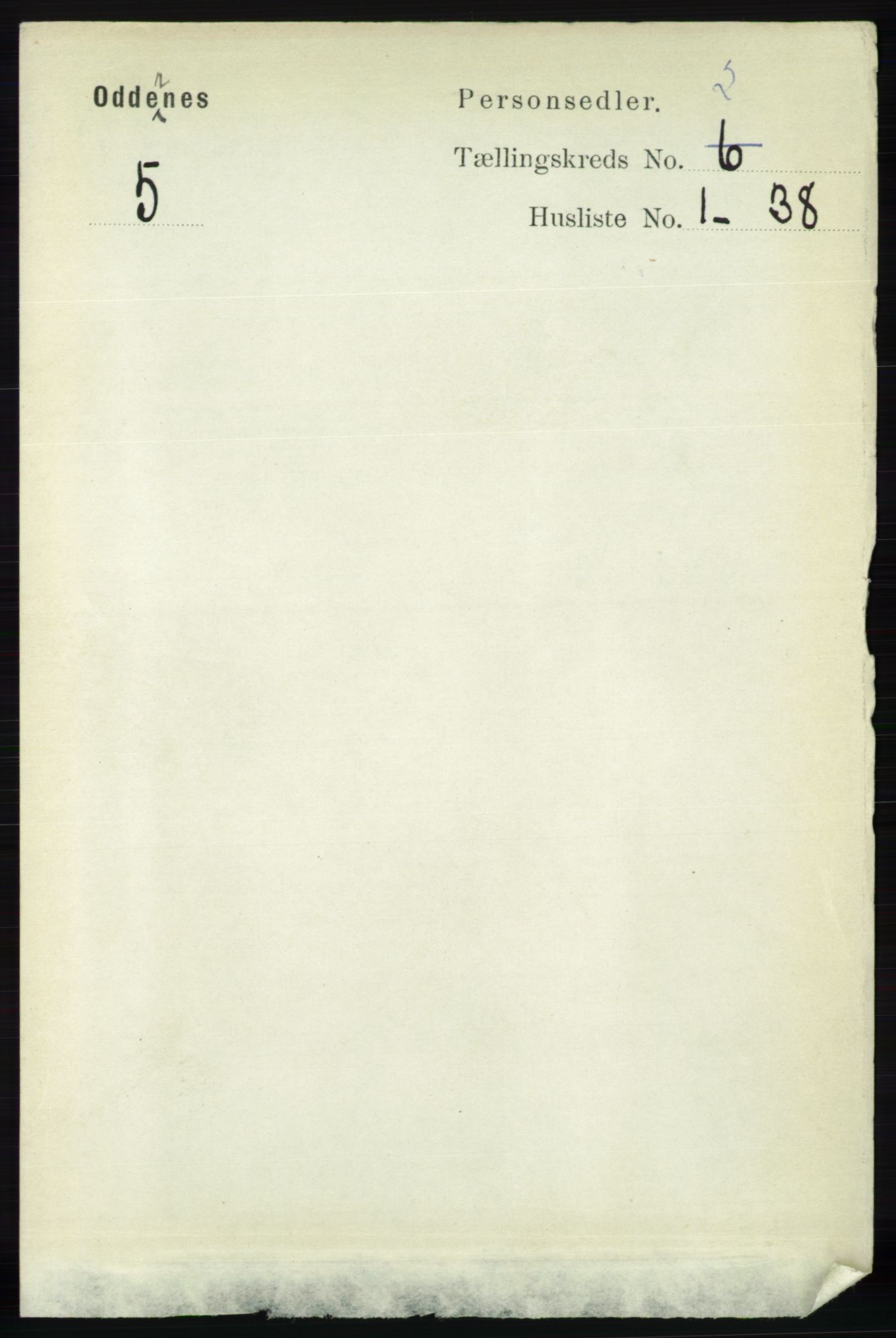 RA, Folketelling 1891 for 1012 Oddernes herred, 1891, s. 562