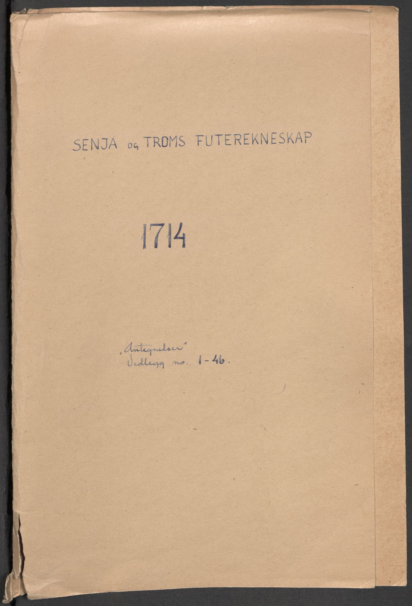 Rentekammeret inntil 1814, Reviderte regnskaper, Fogderegnskap, RA/EA-4092/R68/L4760: Fogderegnskap Senja og Troms, 1714, s. 349