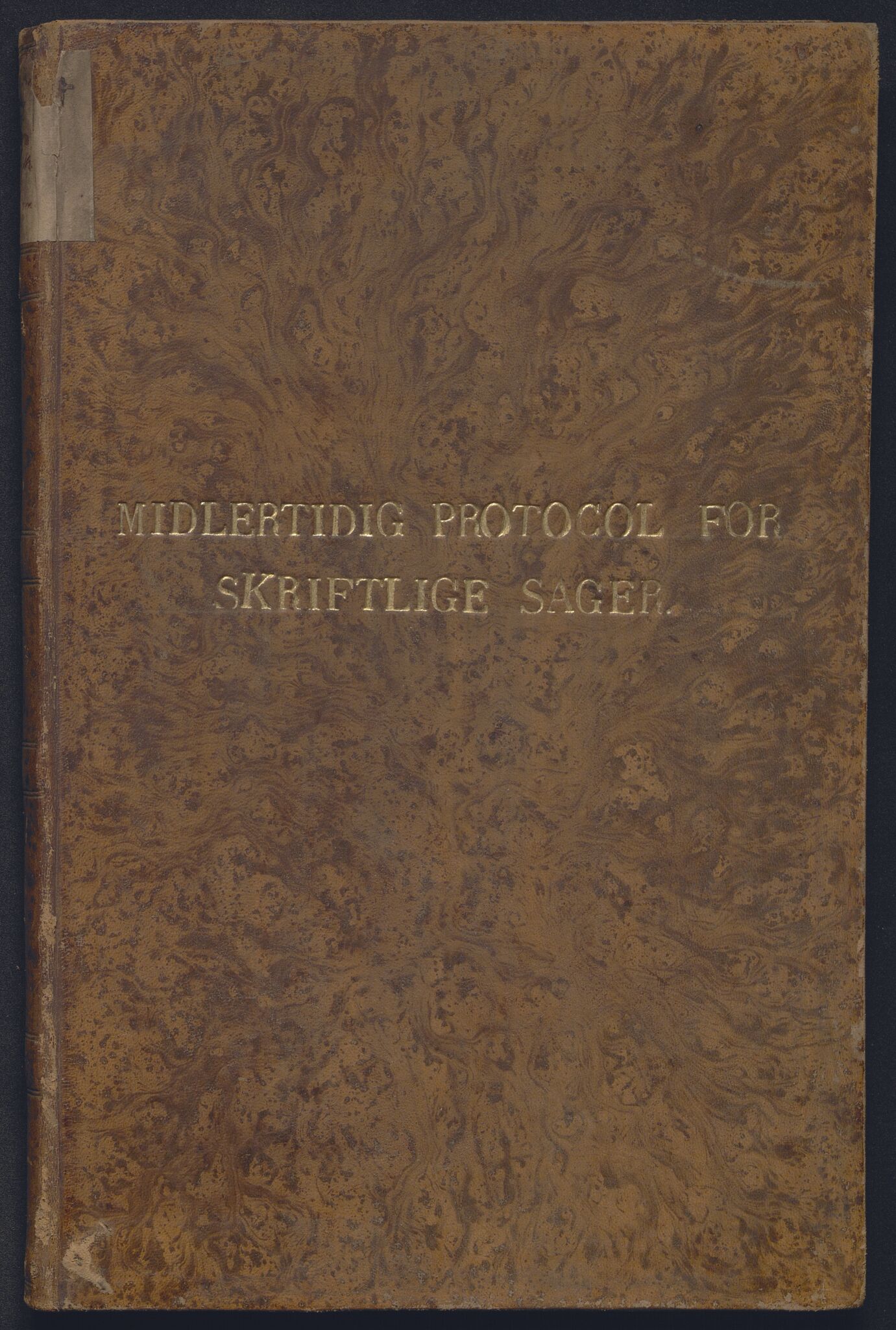 Høyesterett, AV/RA-S-1002/E/Ef/L0006: Midlertidig protokoll over saker som gikk til skriftlig behandling, 1839