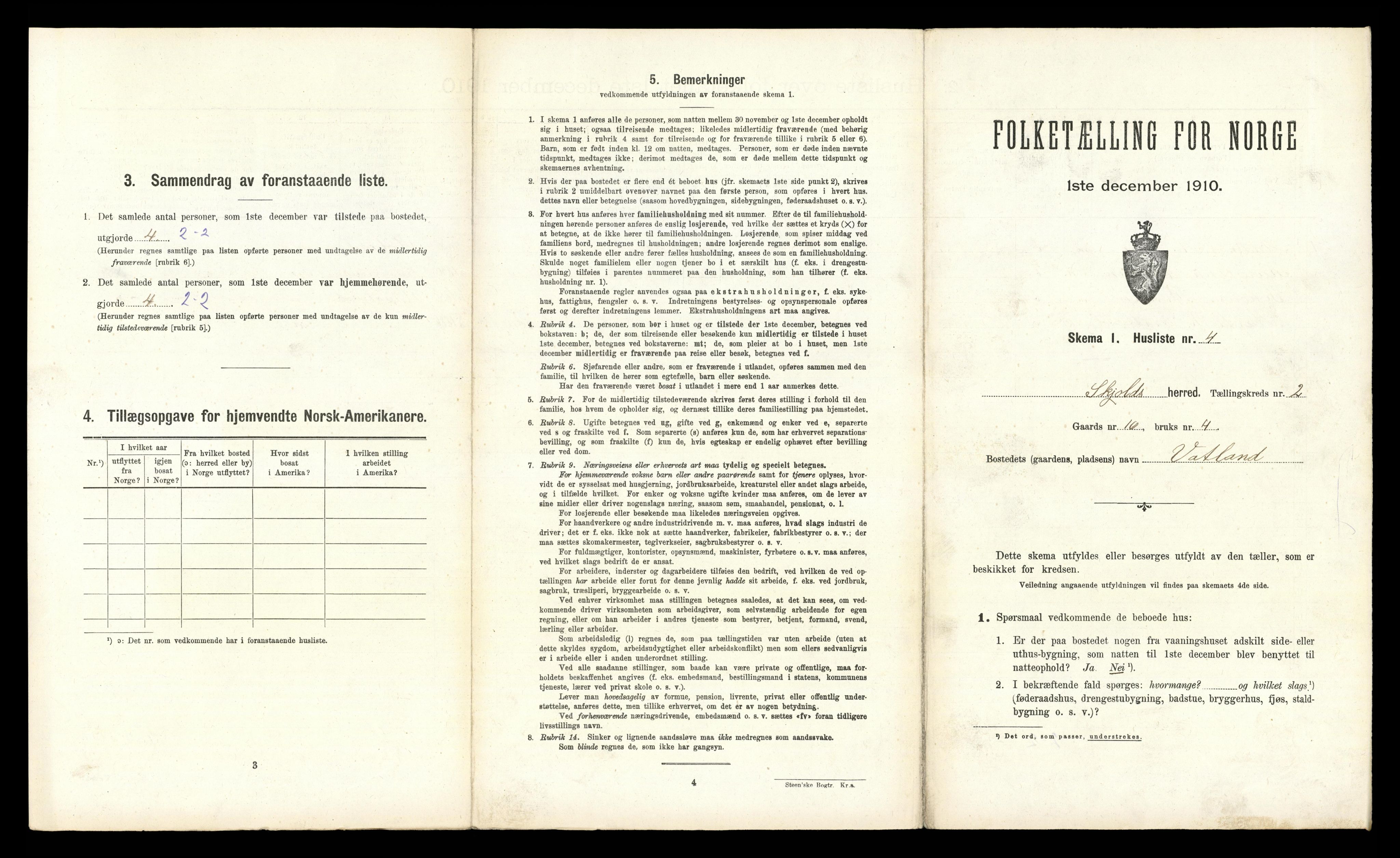 RA, Folketelling 1910 for 1154 Skjold herred, 1910, s. 140