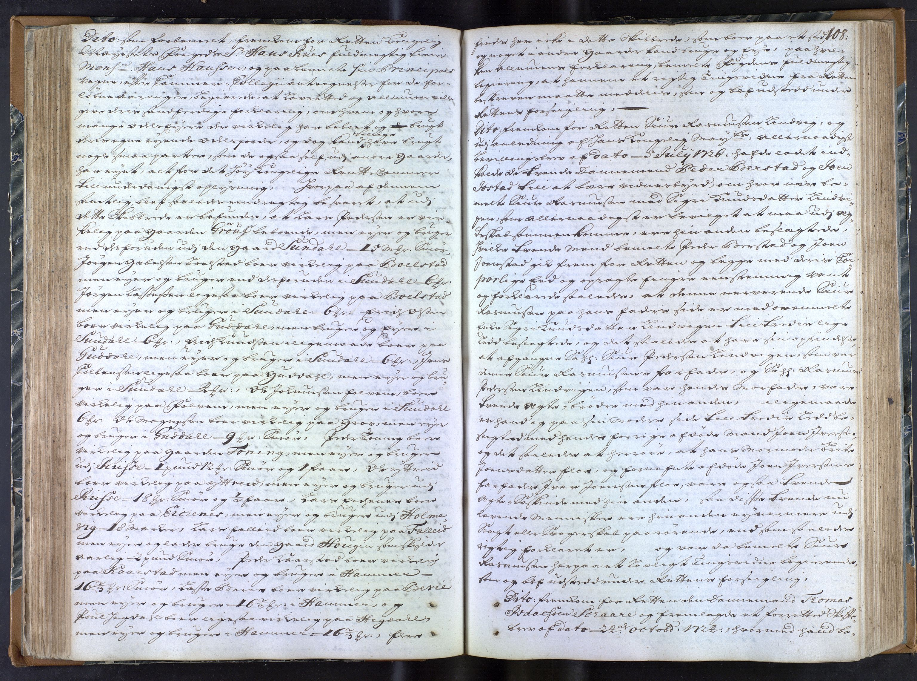 Nordfjord sorenskriveri, SAB/A-2801/01/01a/L0023: Tingbøker (justisprotokoller), 1726-1728