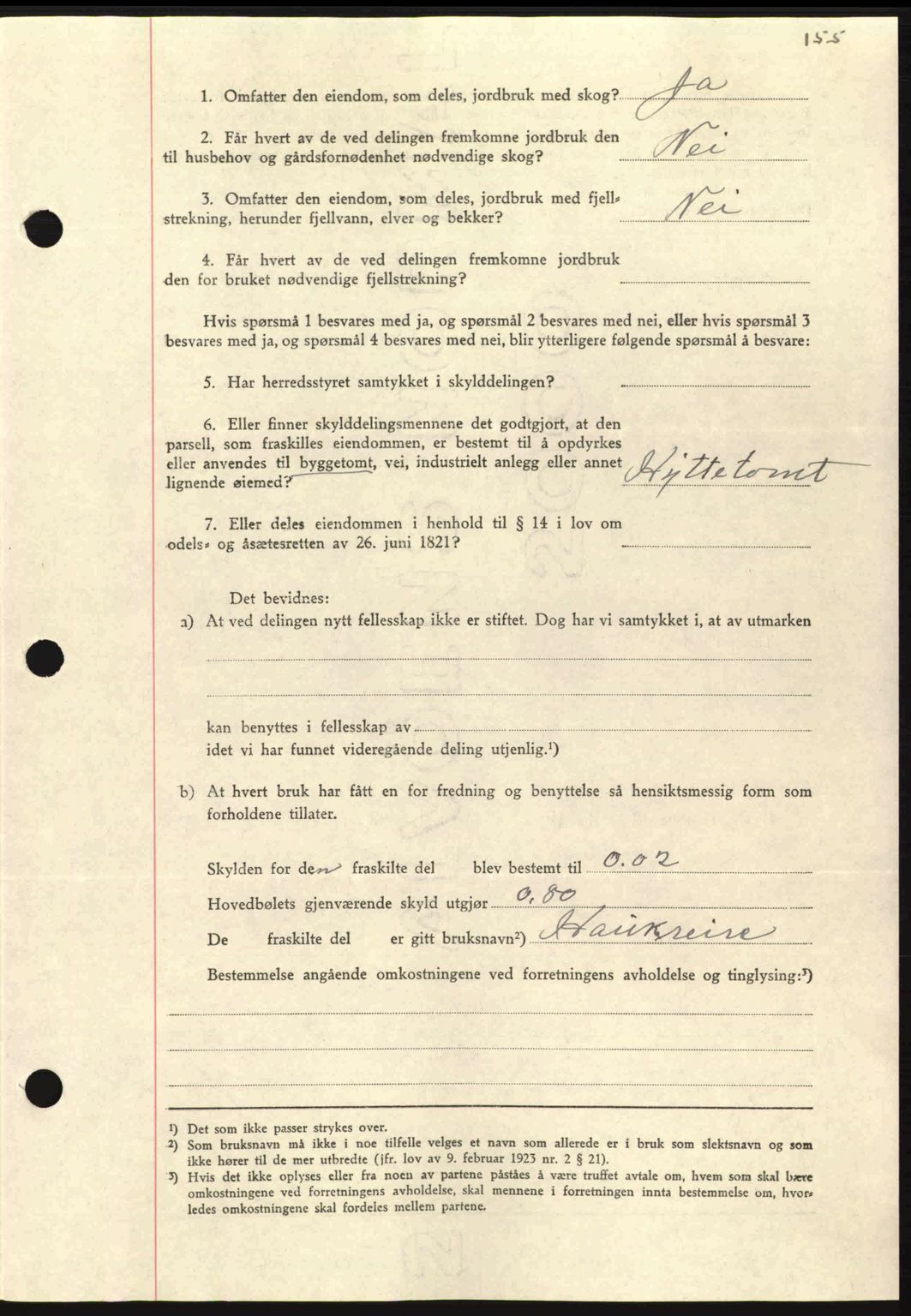 Nordmøre sorenskriveri, AV/SAT-A-4132/1/2/2Ca: Pantebok nr. A94, 1942-1943, Dagboknr: 2941/1942