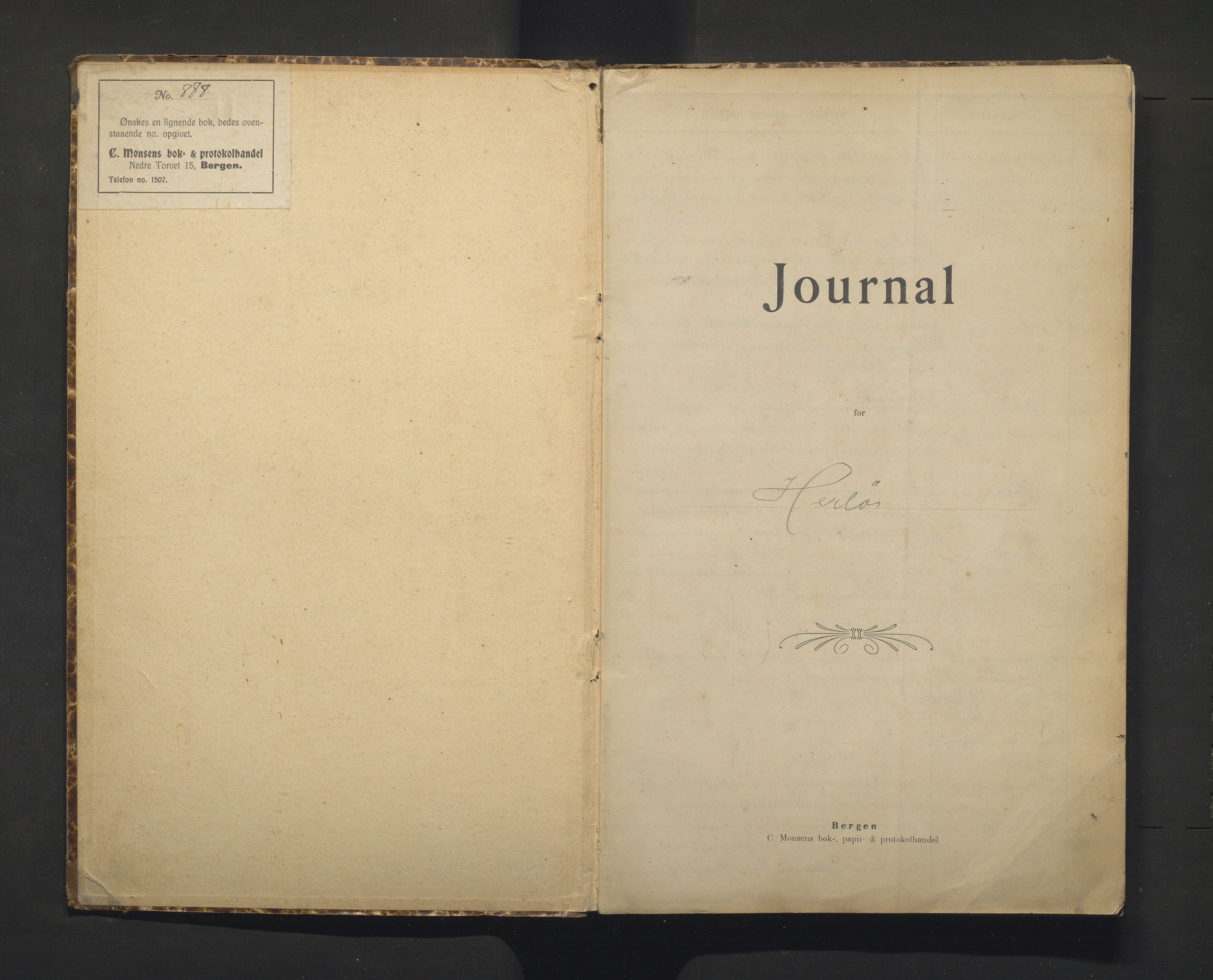 Herdla kommune. Skulestyret, IKAH/1258-211/C/Ca/L0003: Postjournal for Herdla skulestyre, 1916-1921