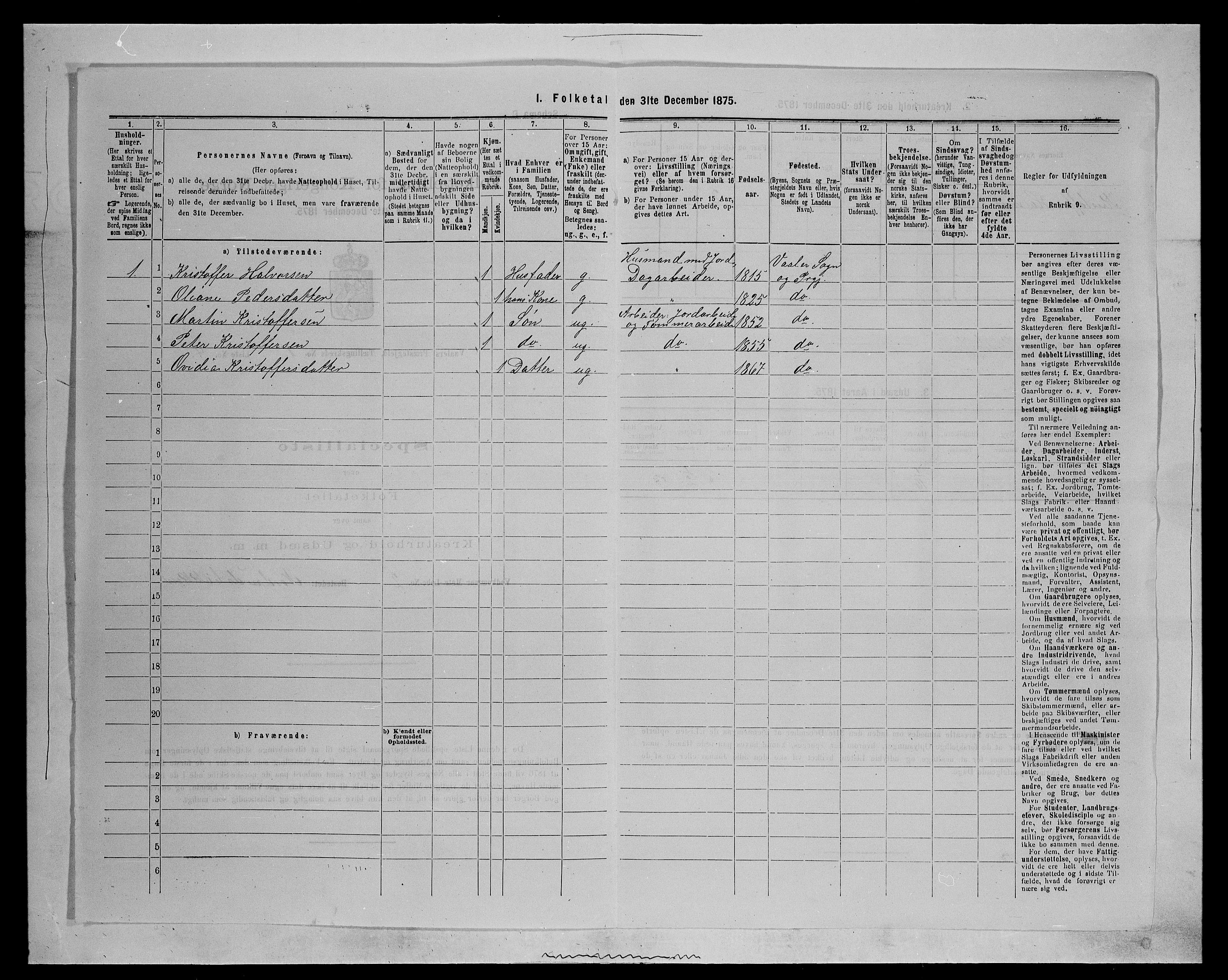 SAH, Folketelling 1875 for 0426P Våler prestegjeld (Hedmark), 1875, s. 118