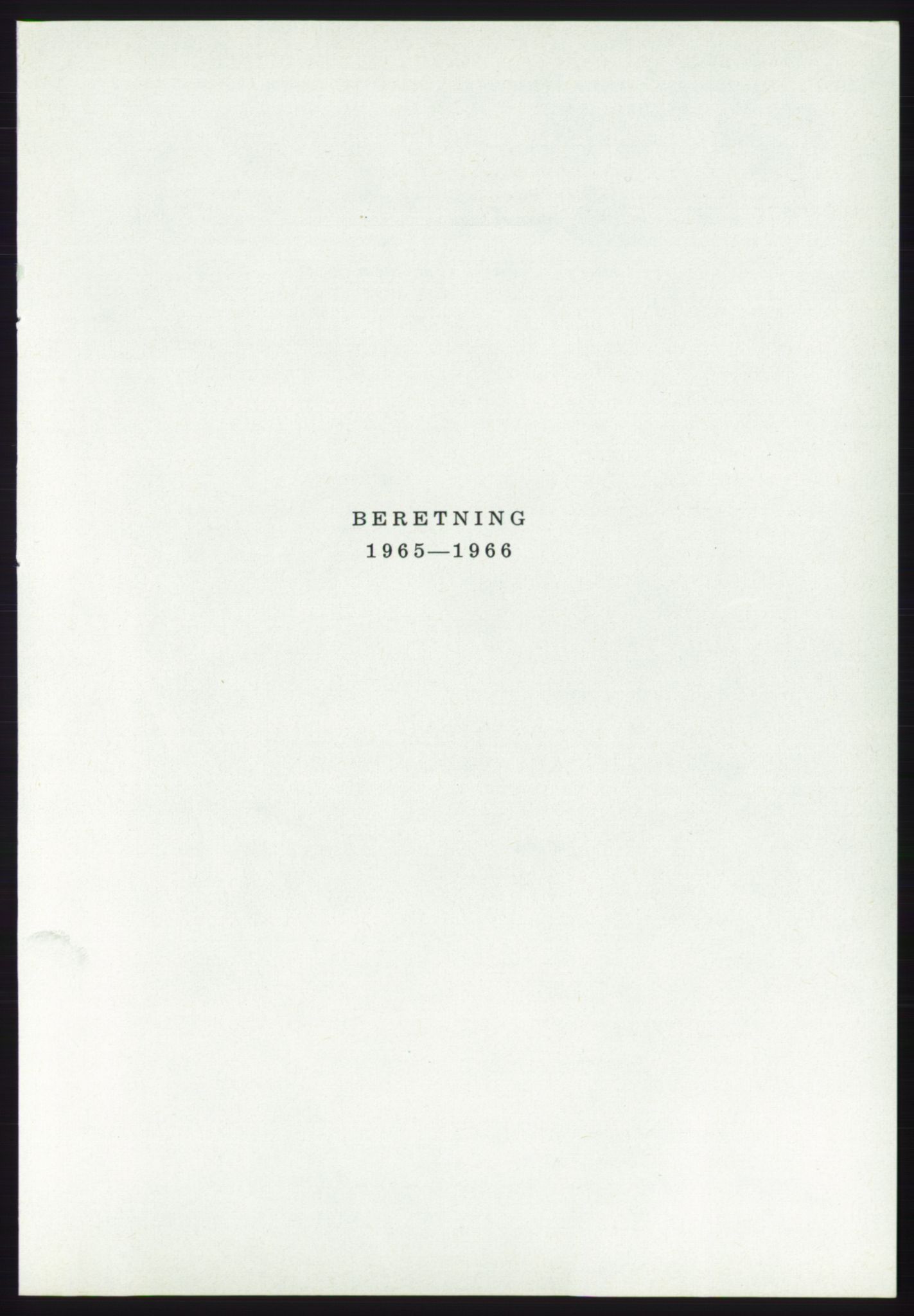 Det norske Arbeiderparti - publikasjoner, AAB/-/-/-: Beretning 1965-1966, 1965-1966