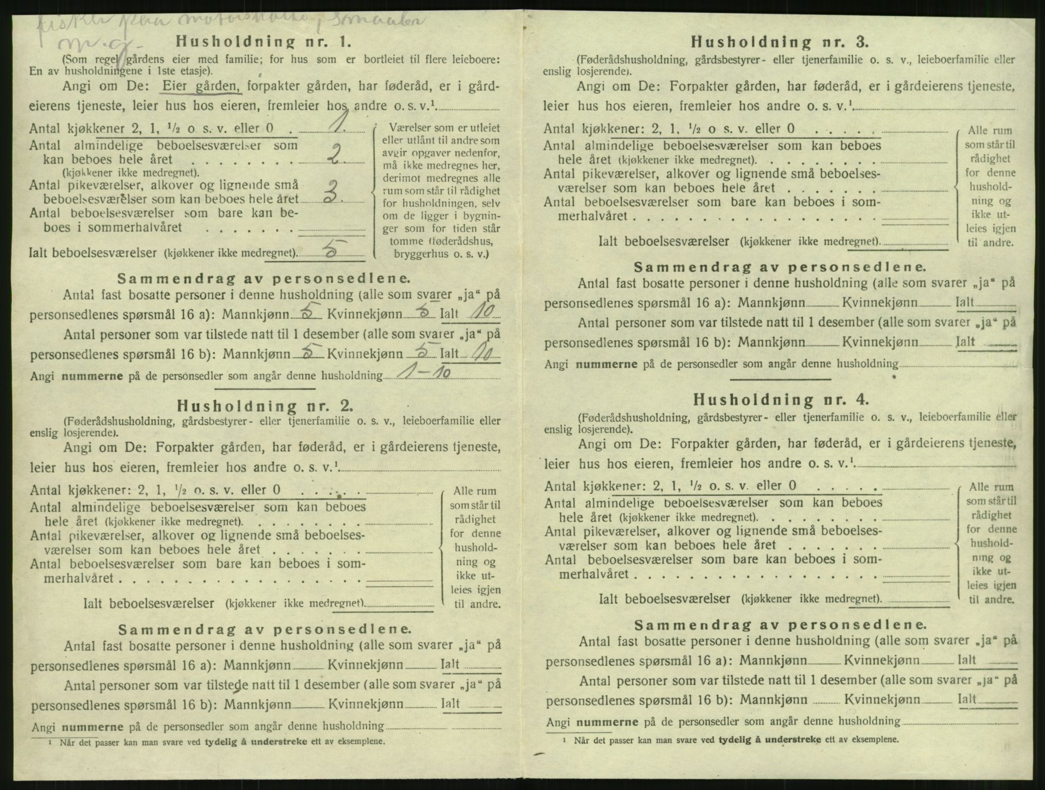 SAT, Folketelling 1920 for 1816 Vevelstad herred, 1920, s. 21