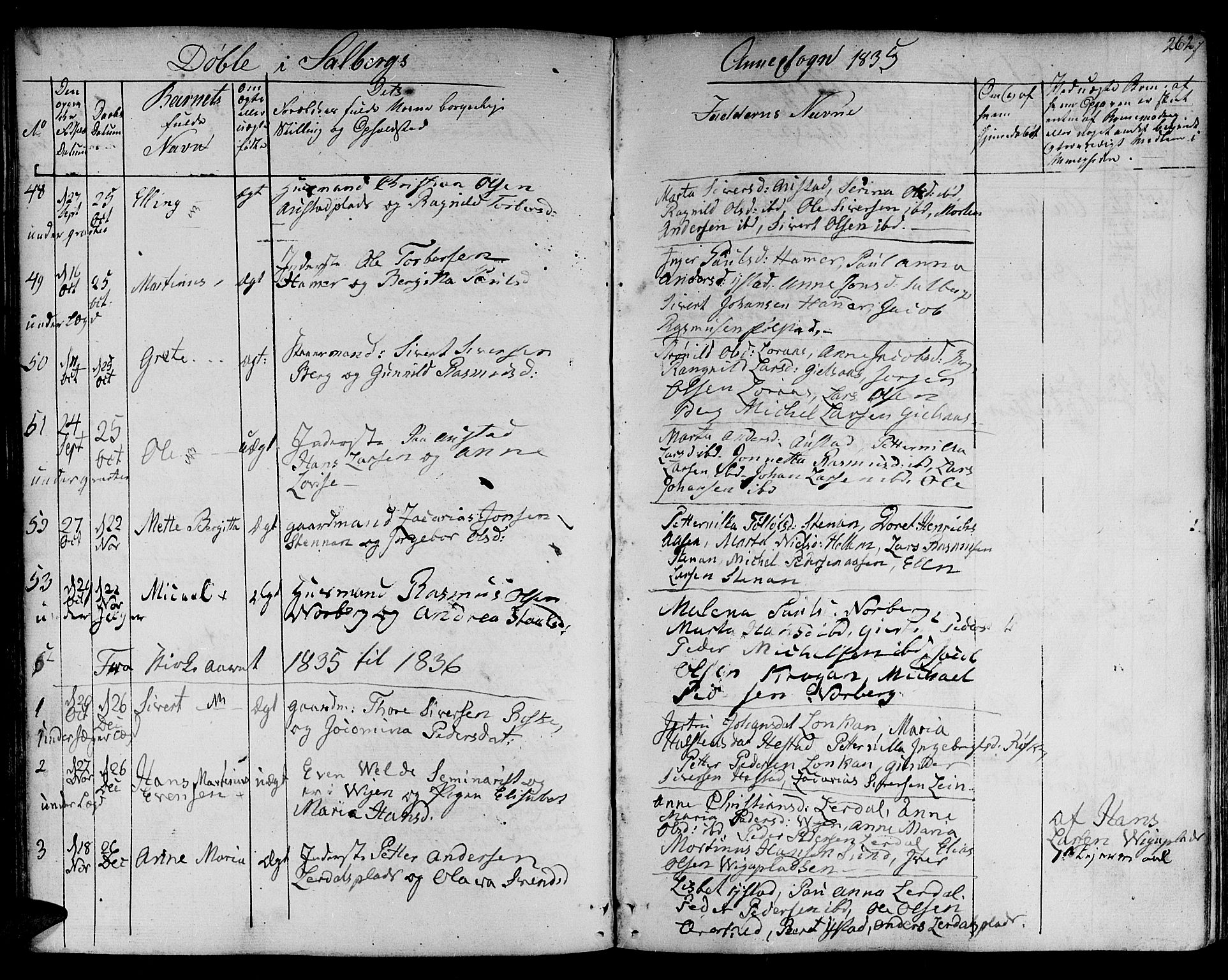 Ministerialprotokoller, klokkerbøker og fødselsregistre - Nord-Trøndelag, AV/SAT-A-1458/730/L0277: Ministerialbok nr. 730A06 /2, 1831-1839, s. 262