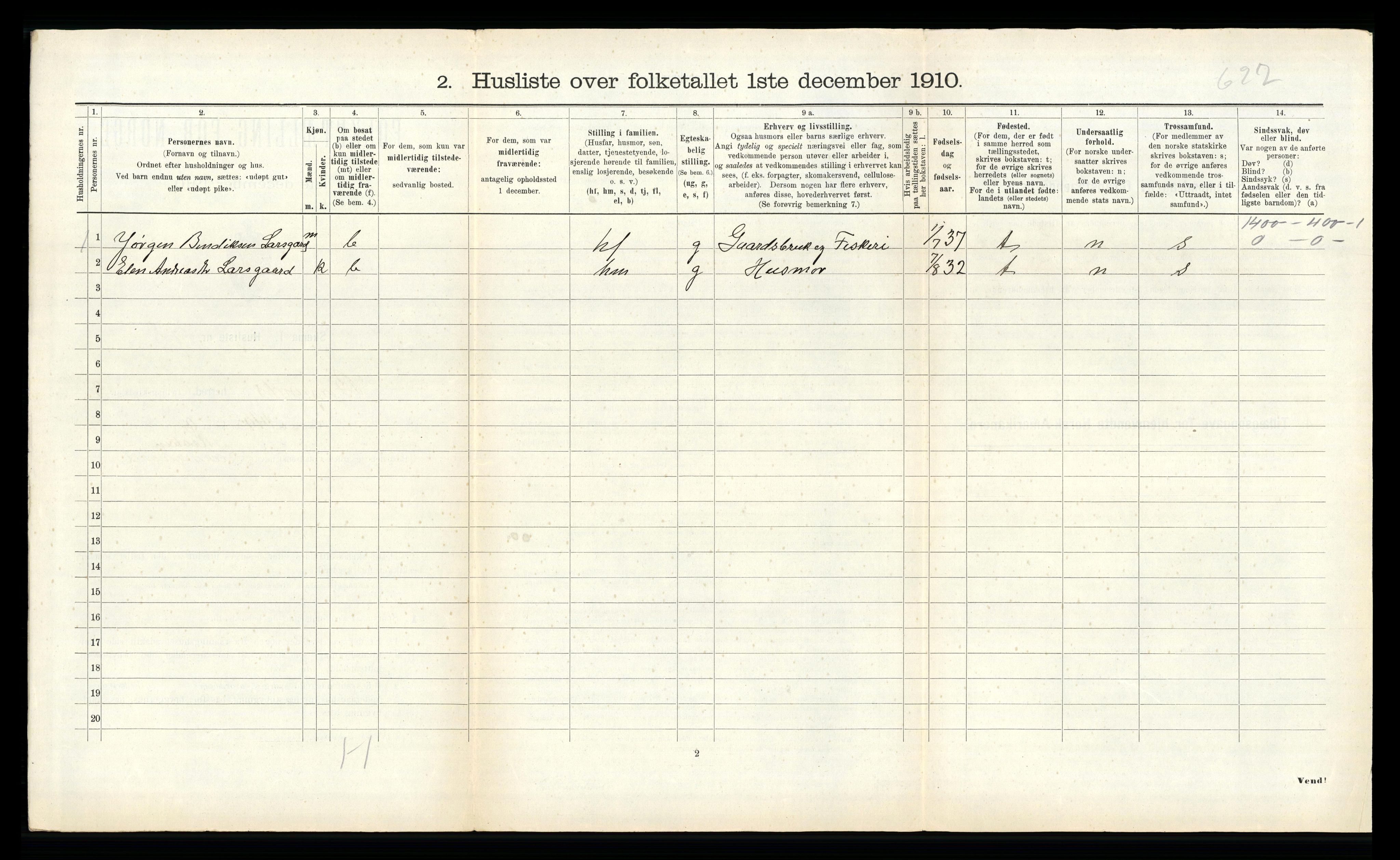 RA, Folketelling 1910 for 1531 Borgund herred, 1910, s. 810