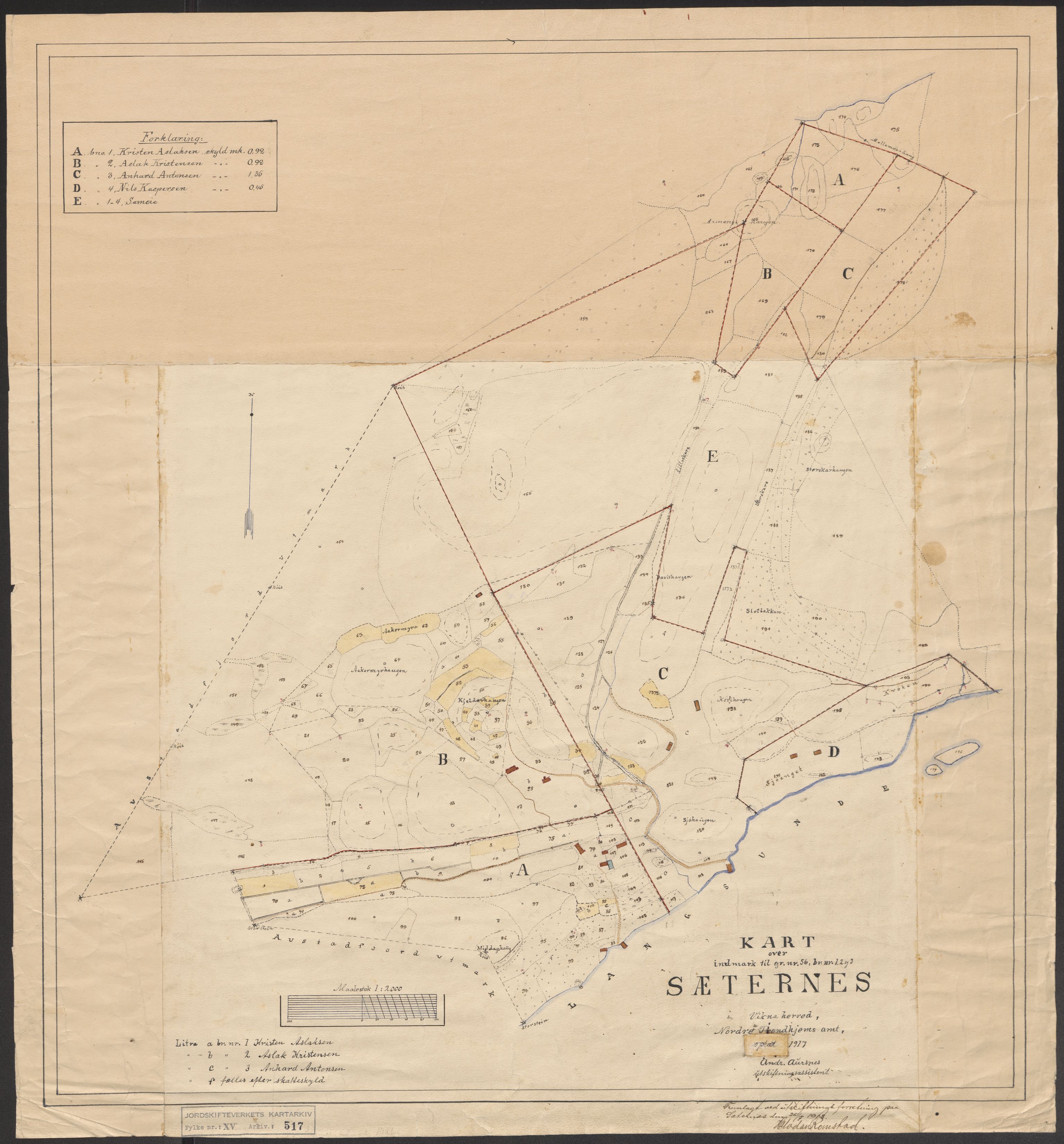 Jordskifteverkets kartarkiv, RA/S-3929/T, 1859-1988, s. 640