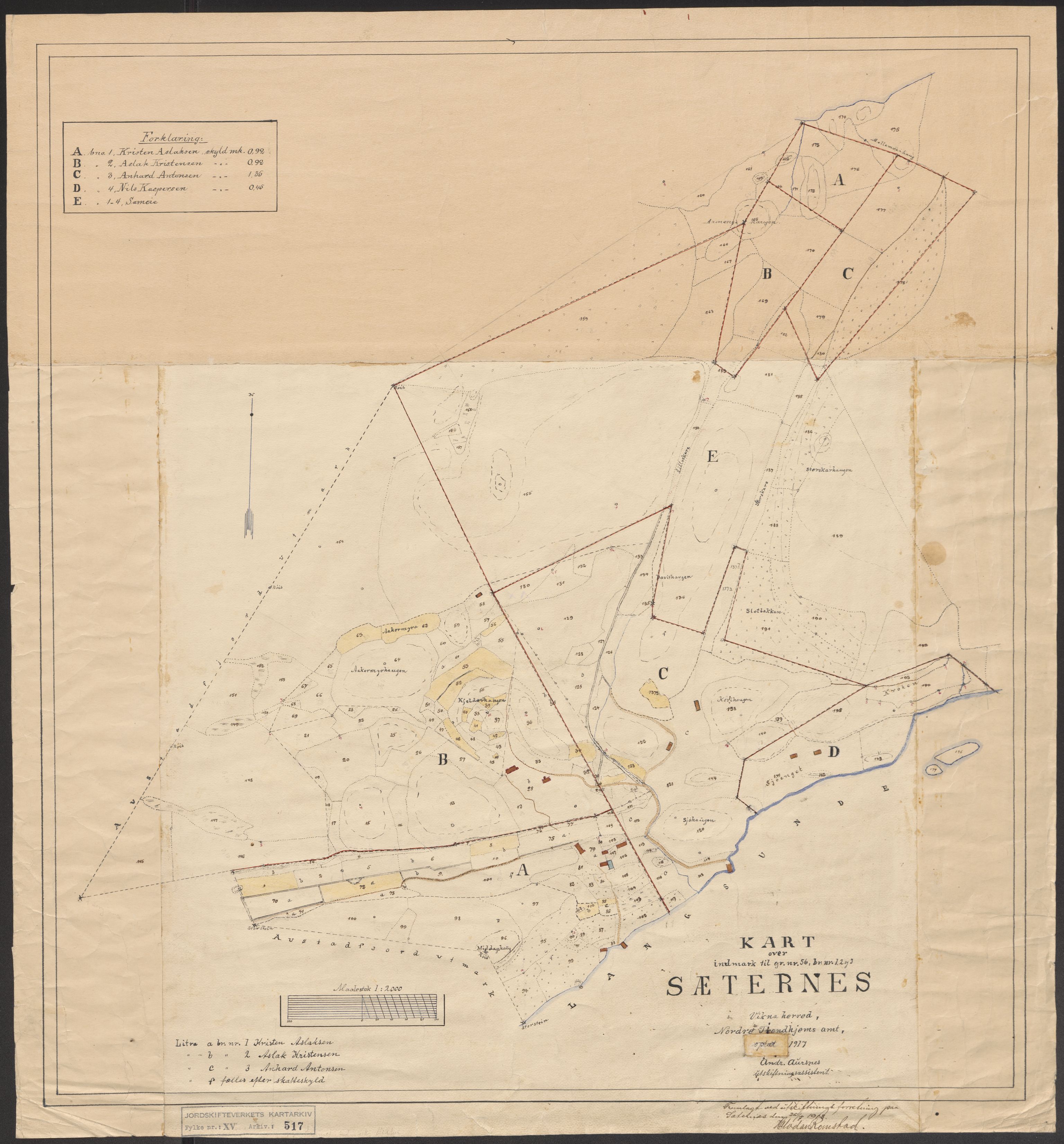 Jordskifteverkets kartarkiv, AV/RA-S-3929/T, 1859-1988, s. 640