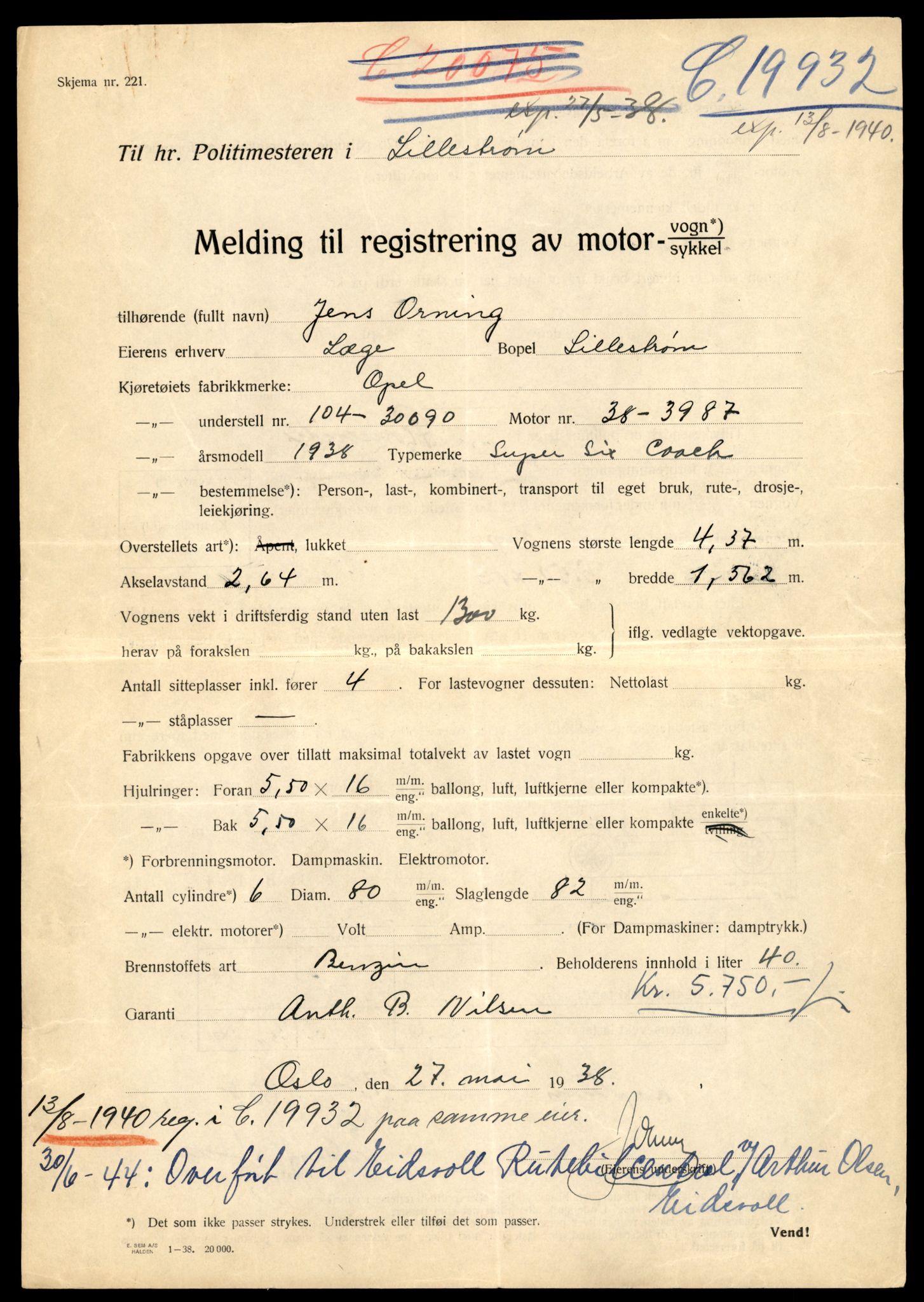 Møre og Romsdal vegkontor - Ålesund trafikkstasjon, AV/SAT-A-4099/F/Fe/L0022: Registreringskort for kjøretøy T 10584 - T 10694, 1927-1998, s. 2169