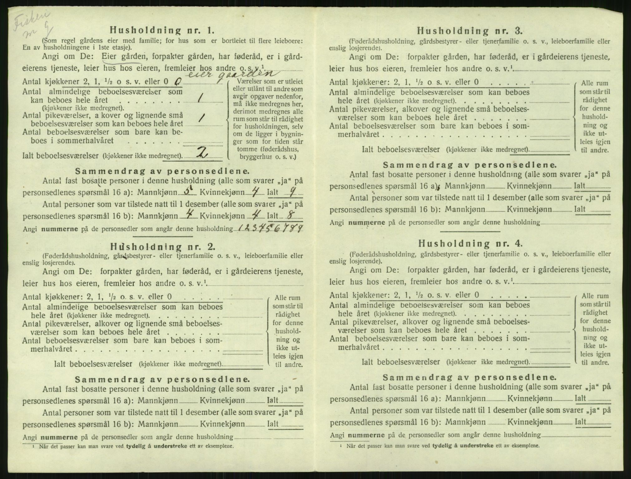 SAT, Folketelling 1920 for 1848 Steigen herred, 1920, s. 831