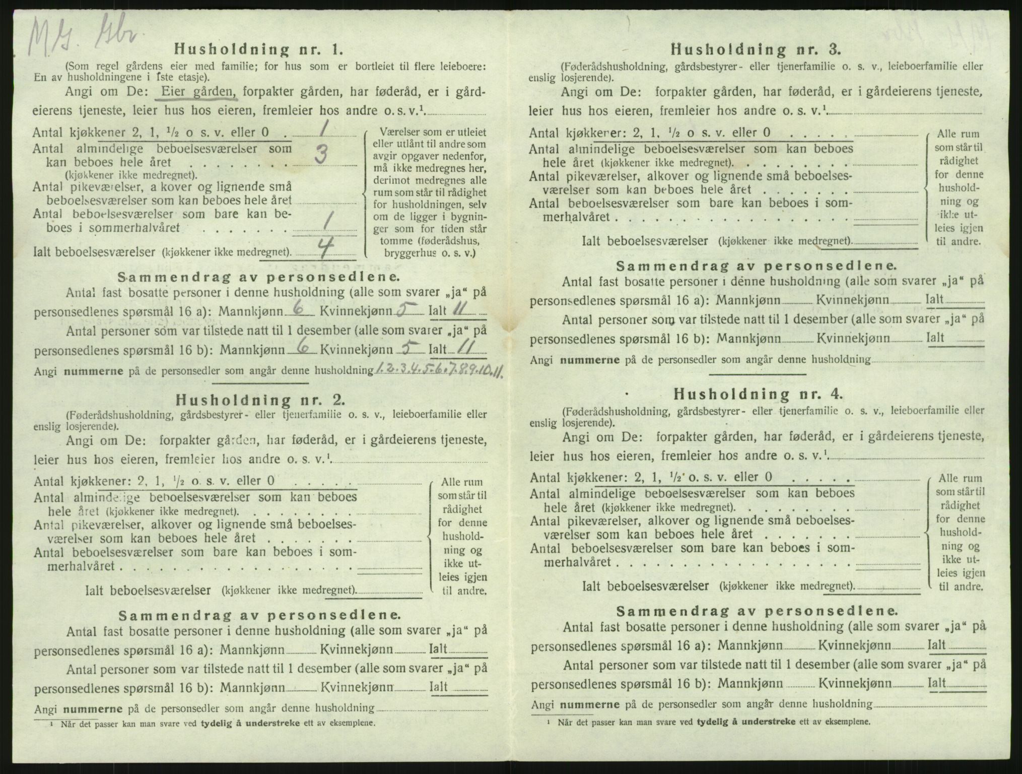 SAKO, Folketelling 1920 for 0726 Brunlanes herred, 1920, s. 934