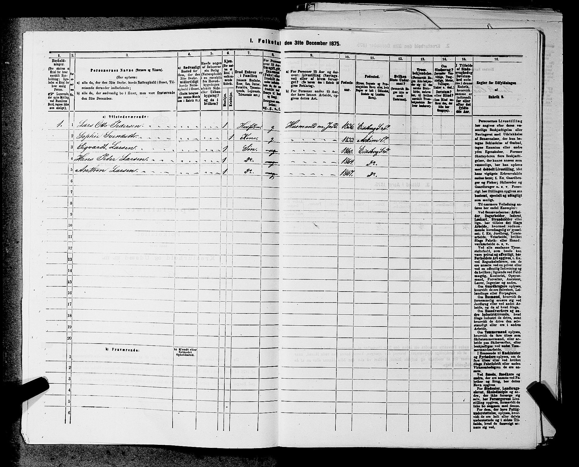 RA, Folketelling 1875 for 0125P Eidsberg prestegjeld, 1875, s. 390