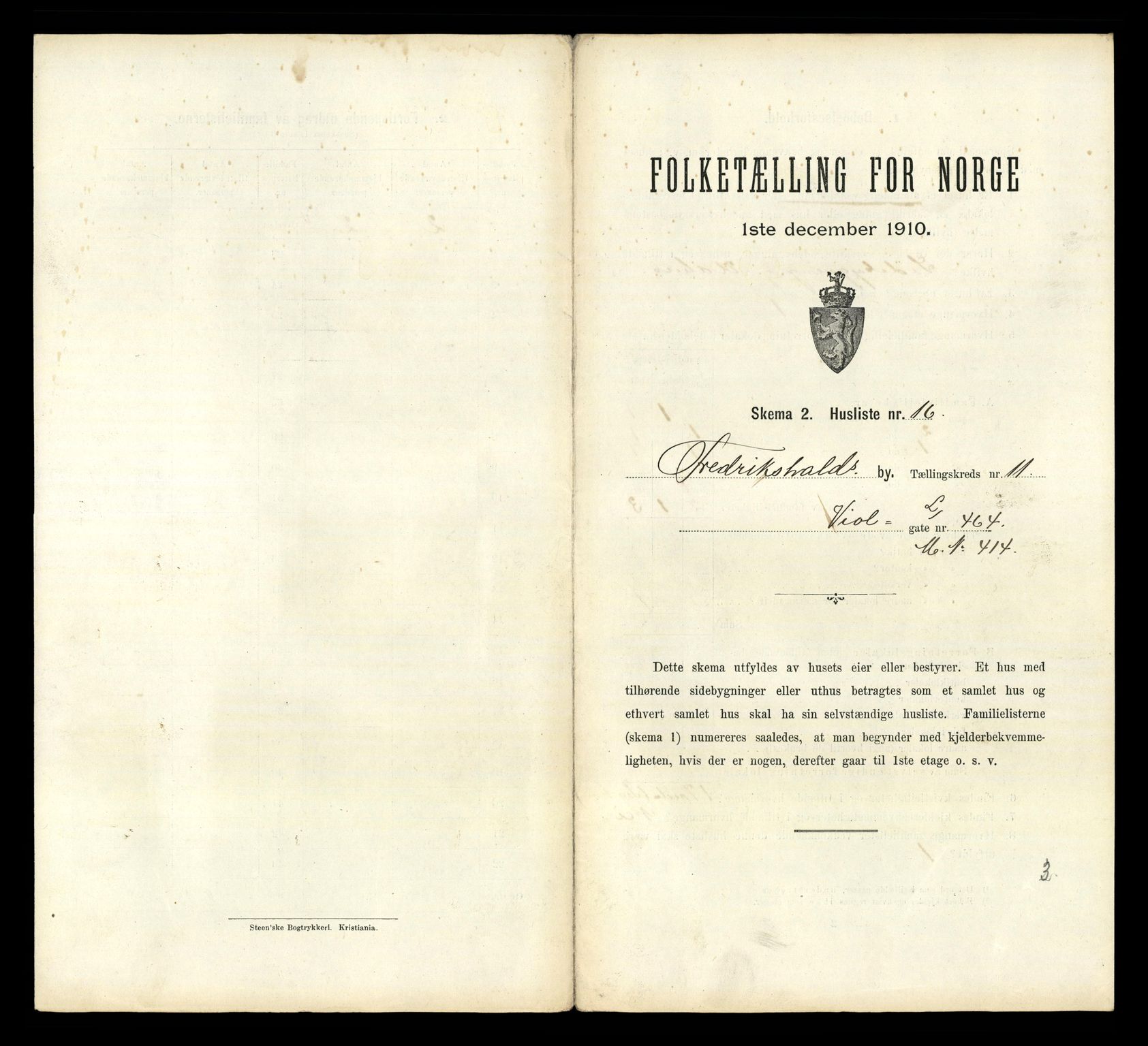 RA, Folketelling 1910 for 0101 Fredrikshald kjøpstad, 1910, s. 3714
