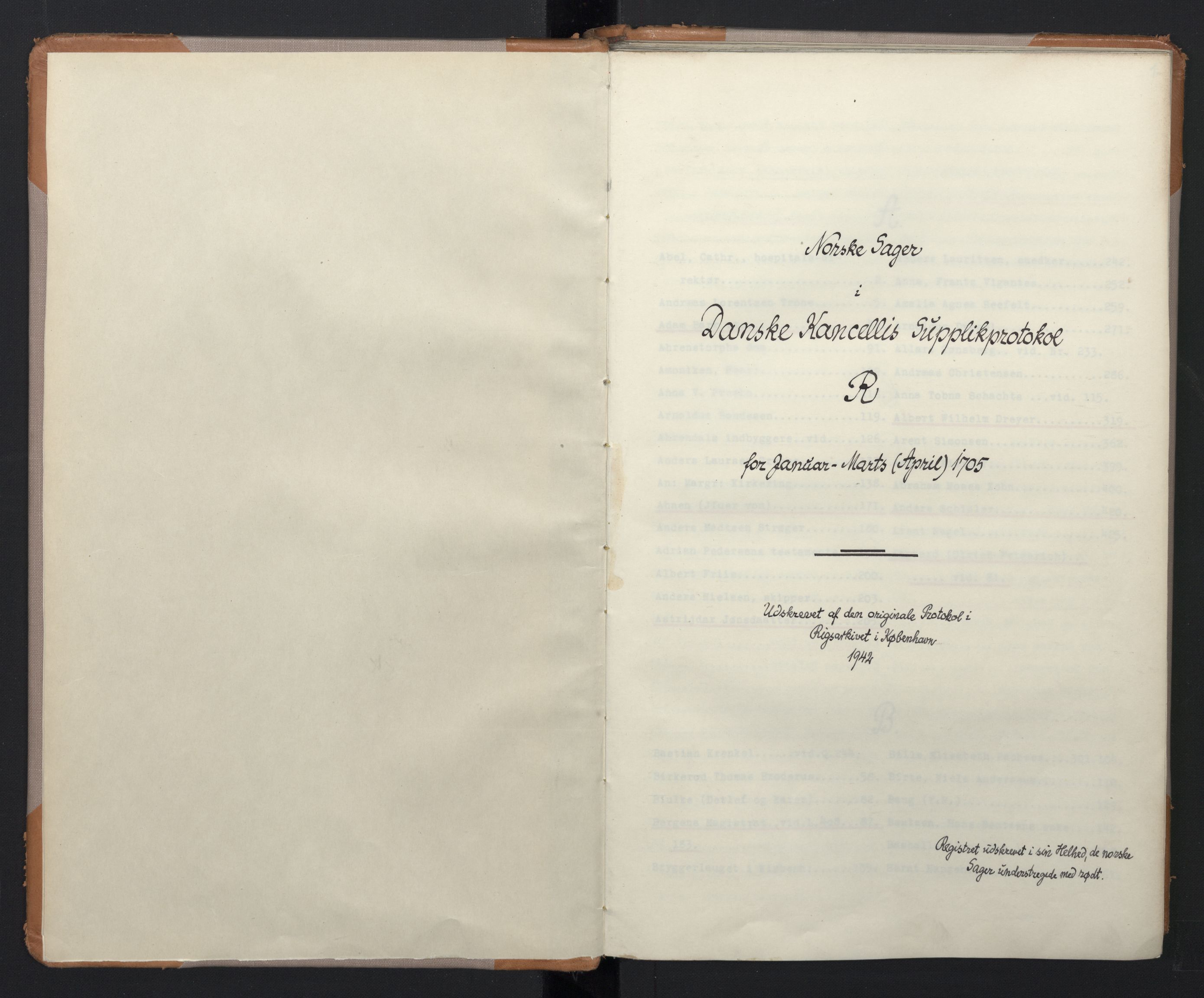 Avskriftsamlingen, AV/RA-EA-4022/F/Fa/L0073: Supplikker, 1705, s. 3