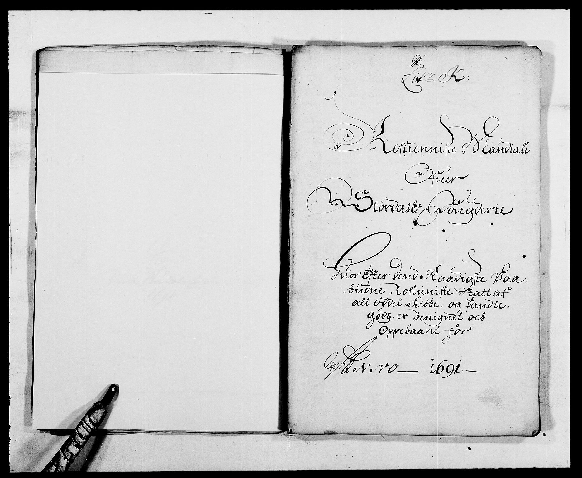 Rentekammeret inntil 1814, Reviderte regnskaper, Fogderegnskap, AV/RA-EA-4092/R62/L4184: Fogderegnskap Stjørdal og Verdal, 1690-1691, s. 378