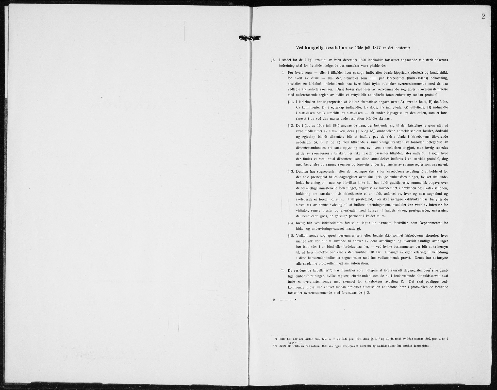Jevnaker prestekontor, SAH/PREST-116/H/Ha/Hab/L0005: Klokkerbok nr. 5, 1919-1934, s. 2