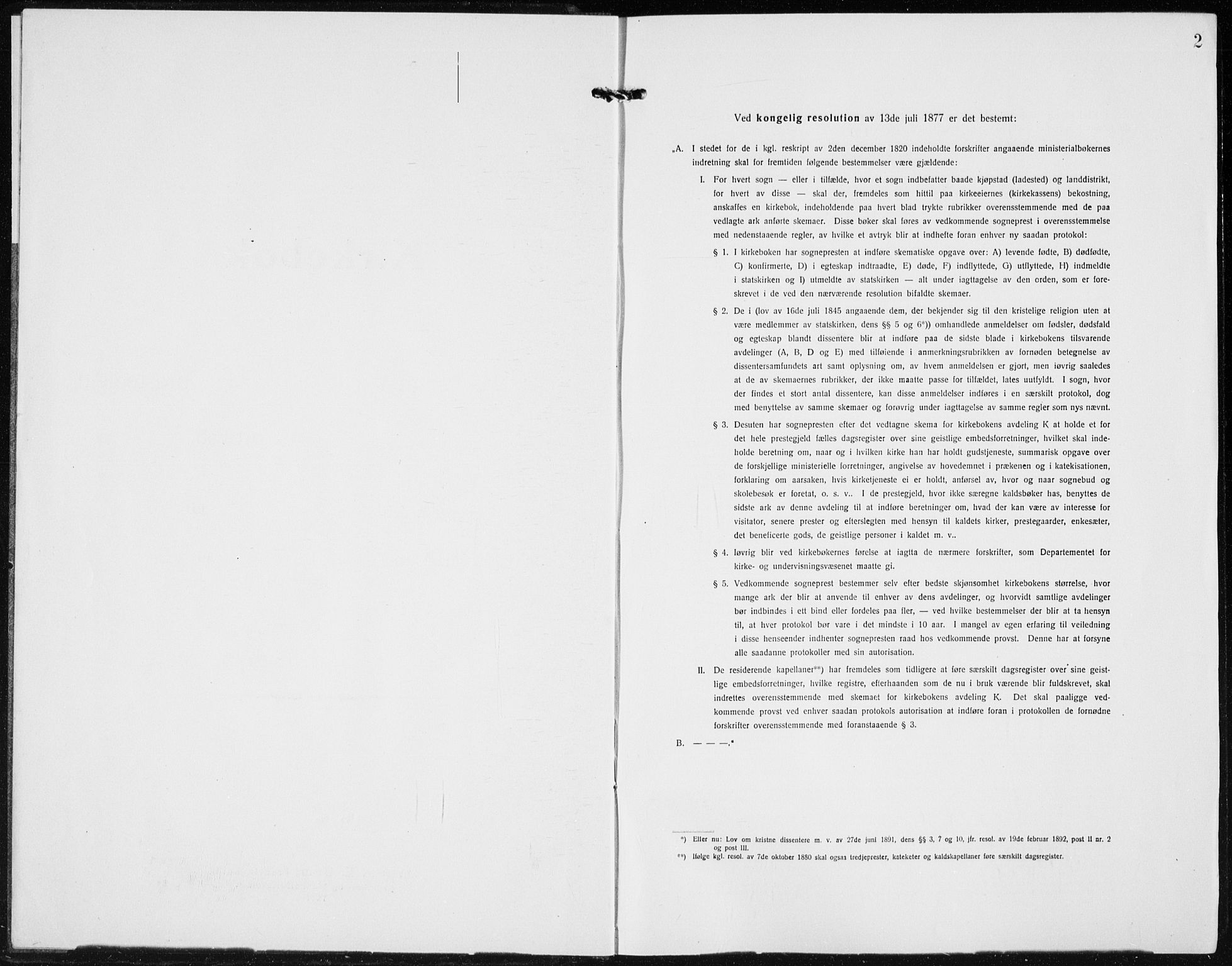 Jevnaker prestekontor, AV/SAH-PREST-116/H/Ha/Hab/L0005: Klokkerbok nr. 5, 1919-1934, s. 2