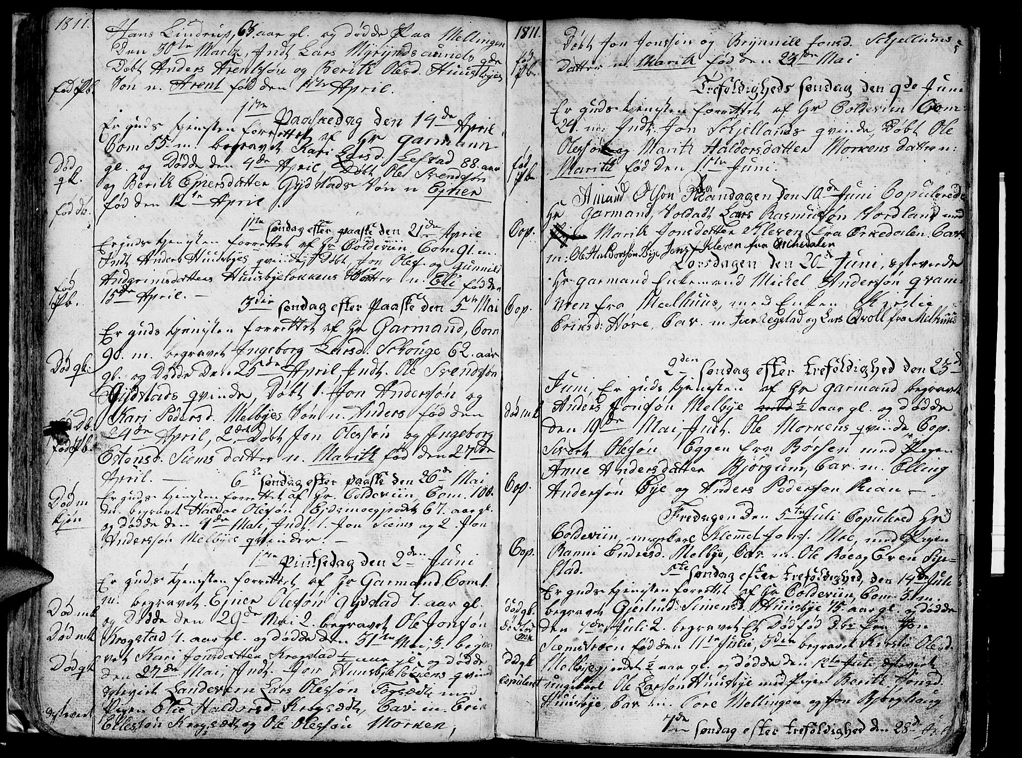 Ministerialprotokoller, klokkerbøker og fødselsregistre - Sør-Trøndelag, AV/SAT-A-1456/667/L0794: Ministerialbok nr. 667A02, 1791-1816