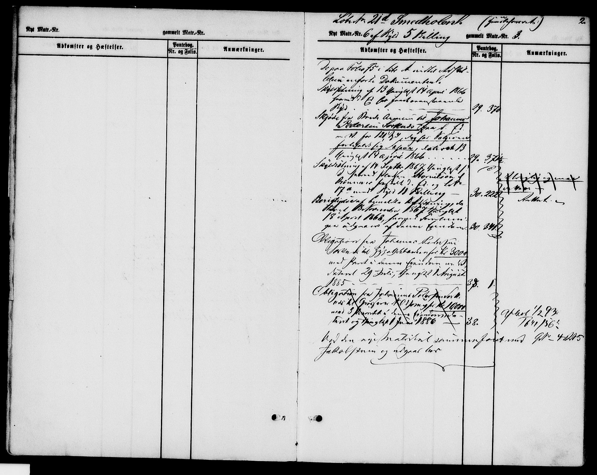 Solør tingrett, SAH/TING-008/H/Ha/Hac/L0008: Panteregister nr. F, 1866-1900, s. 2