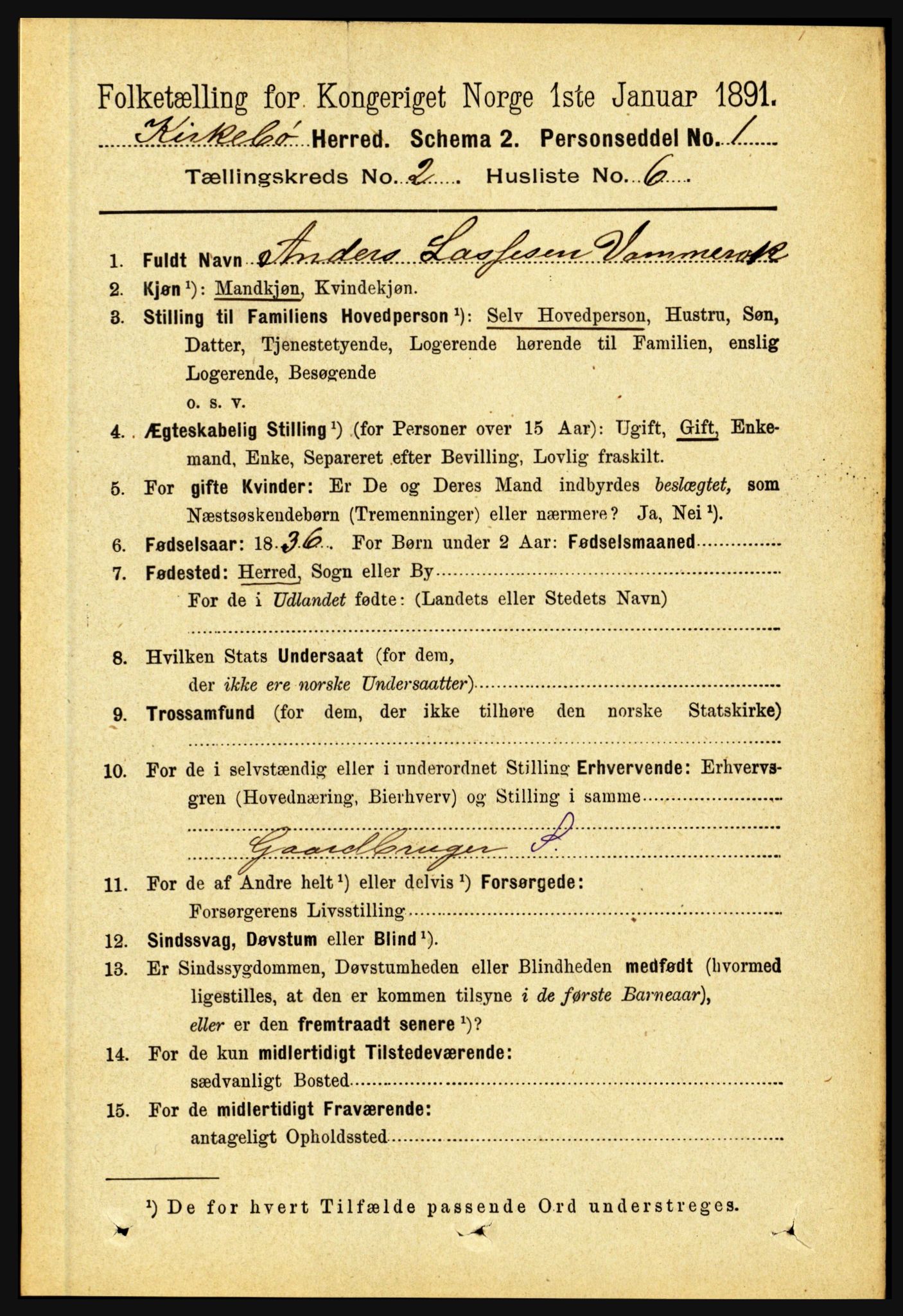 RA, Folketelling 1891 for 1416 Kyrkjebø herred, 1891, s. 344