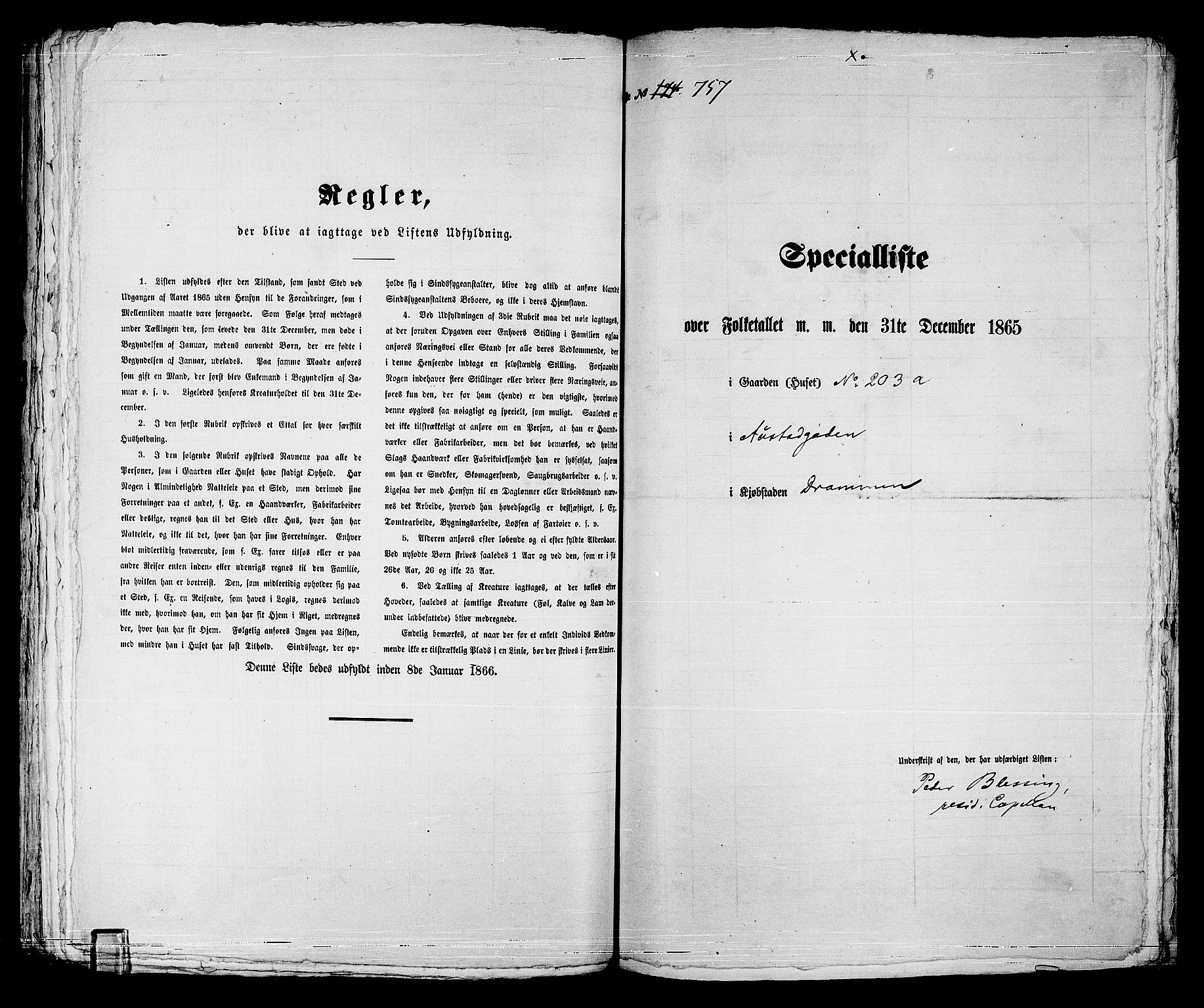 RA, Folketelling 1865 for 0602bP Strømsø prestegjeld i Drammen kjøpstad, 1865, s. 327