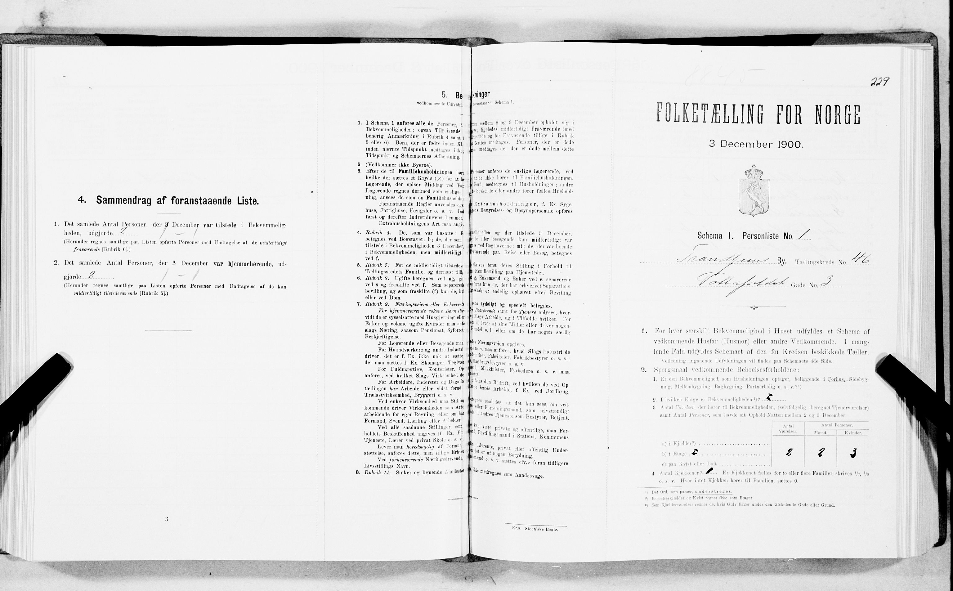 SAT, Folketelling 1900 for 1601 Trondheim kjøpstad, 1900, s. 7532