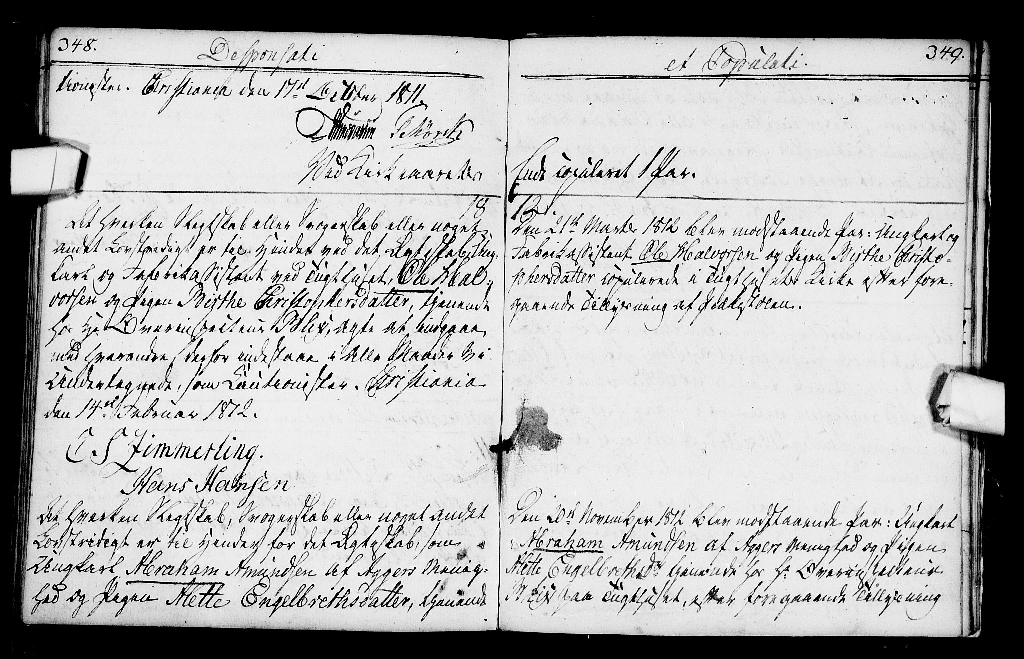 Kristiania tukthusprest Kirkebøker, AV/SAO-A-10881/F/Fa/L0001: Ministerialbok nr. 1, 1758-1828, s. 348-349