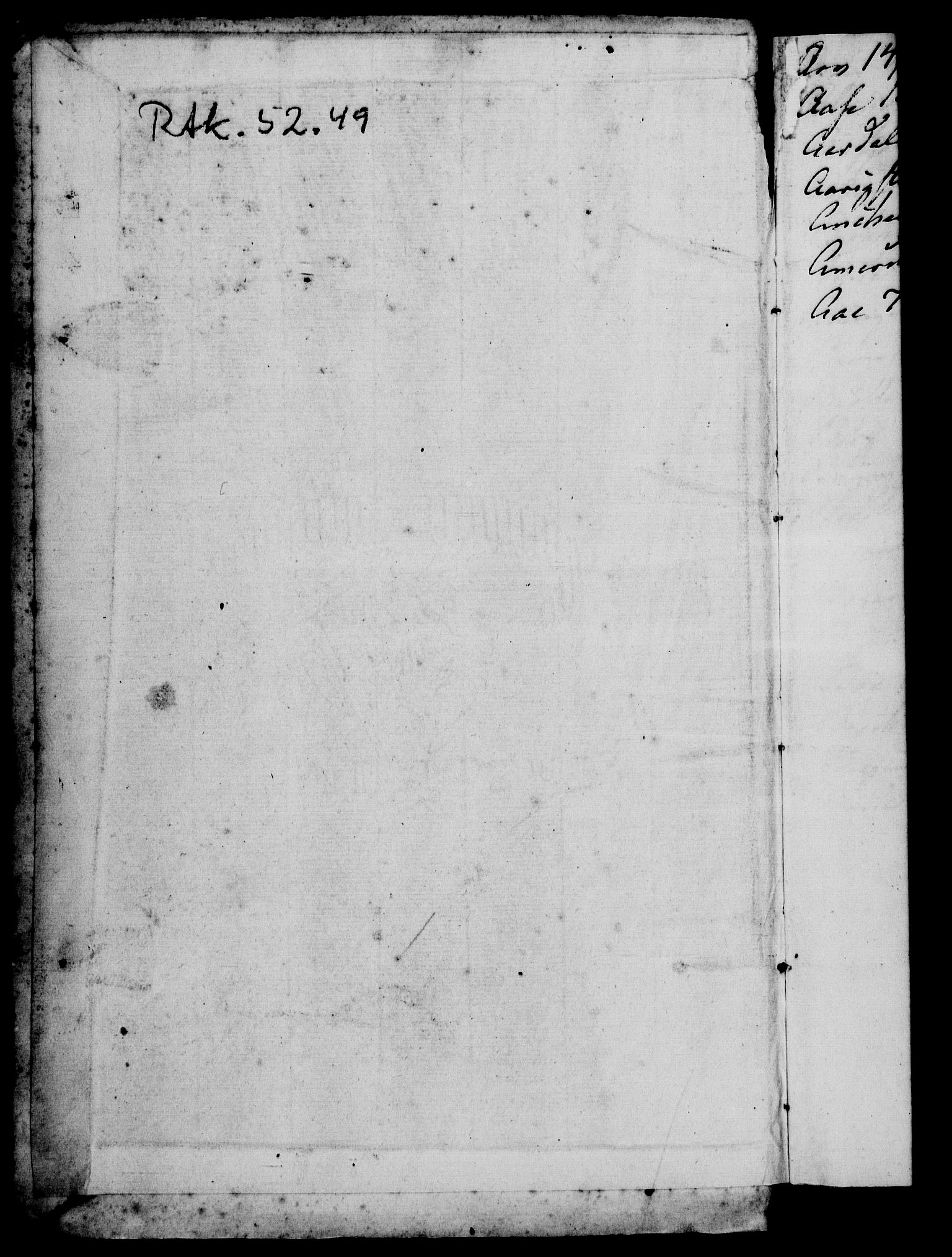 Rentekammeret, Kammerkanselliet, RA/EA-3111/G/Gf/Gfa/L0049: Norsk relasjons- og resolusjonsprotokoll (merket RK 52.49), 1767, s. 2