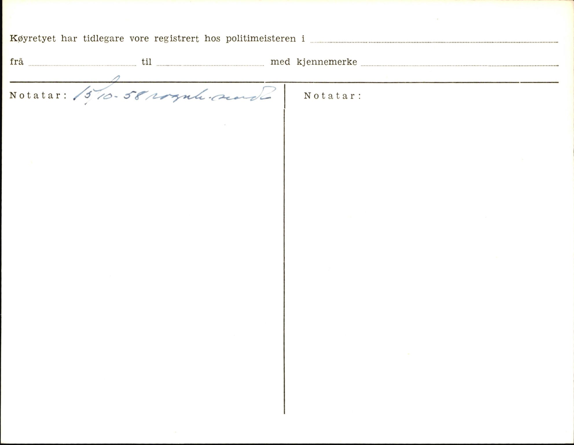 Statens vegvesen, Sogn og Fjordane vegkontor, AV/SAB-A-5301/4/F/L0006: Registerkort utmeldte Fjordane S8300-9500, 1930-1961, s. 103
