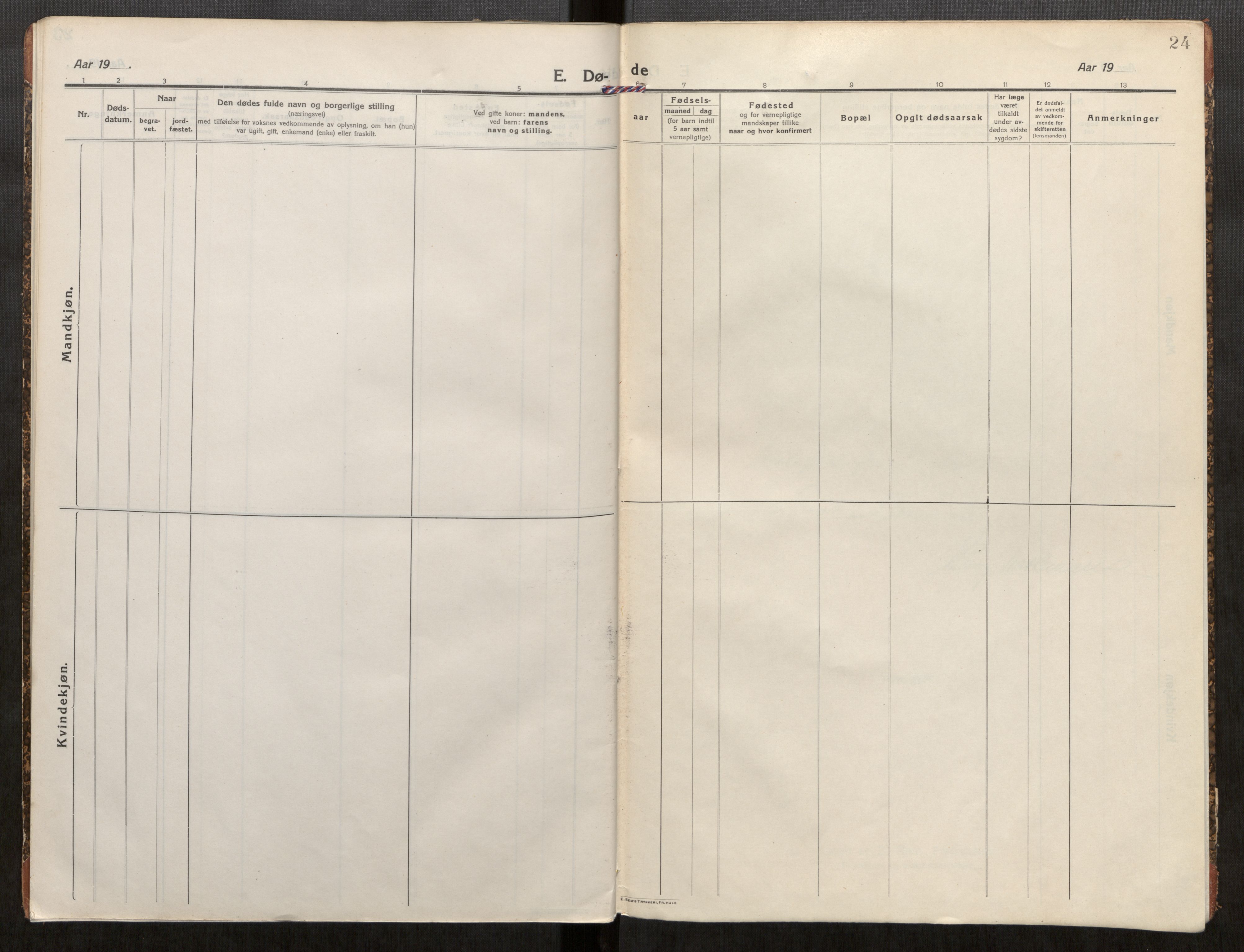 Ministerialprotokoller, klokkerbøker og fødselsregistre - Møre og Romsdal, AV/SAT-A-1454/546/L0600: Ministerialbok nr. 546A05, 1915-1920, s. 24