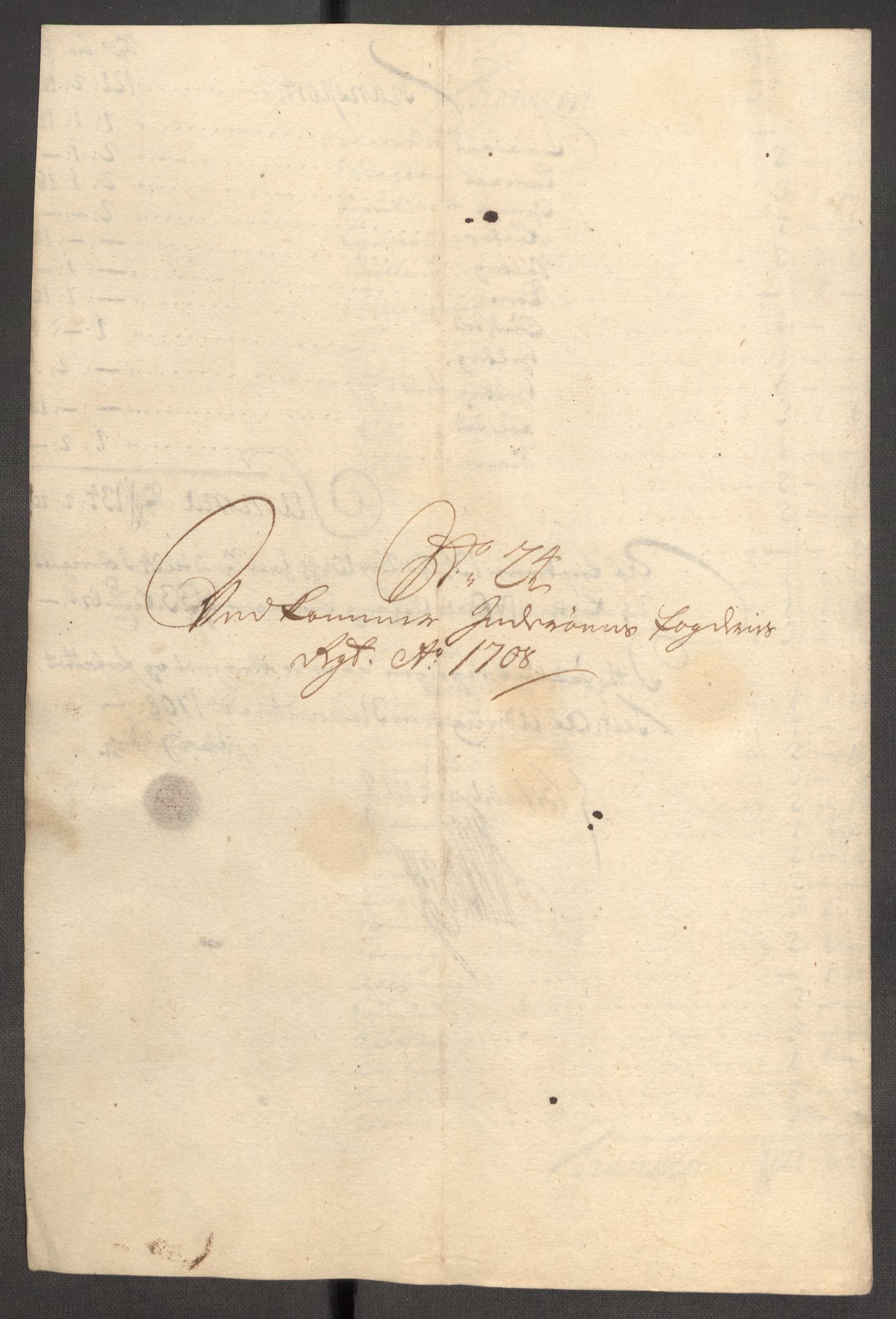 Rentekammeret inntil 1814, Reviderte regnskaper, Fogderegnskap, AV/RA-EA-4092/R63/L4316: Fogderegnskap Inderøy, 1708, s. 242