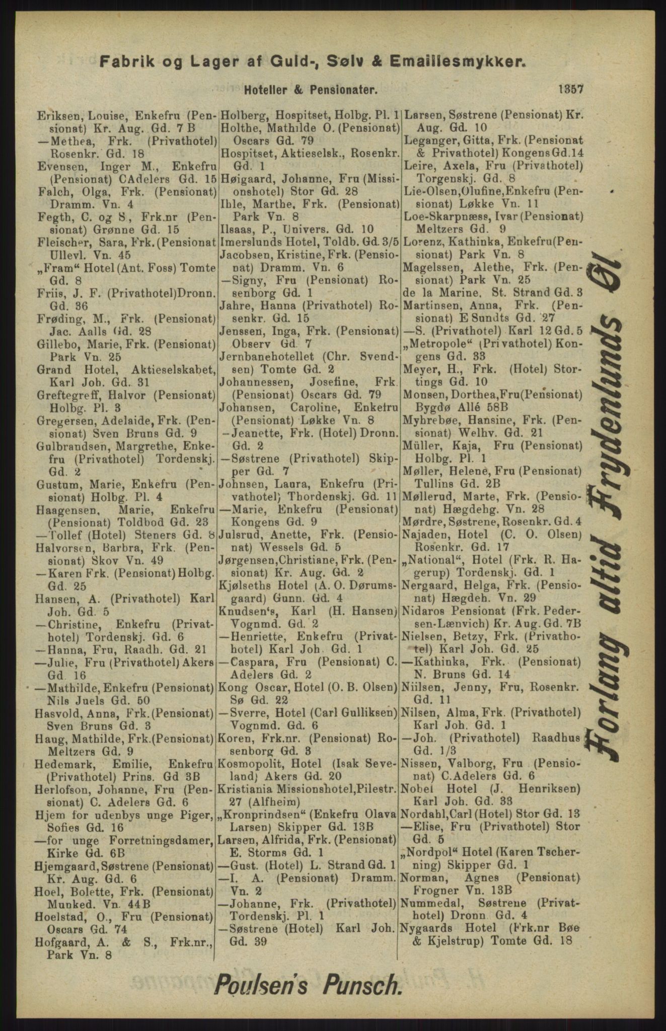 Kristiania/Oslo adressebok, PUBL/-, 1904, s. 1357
