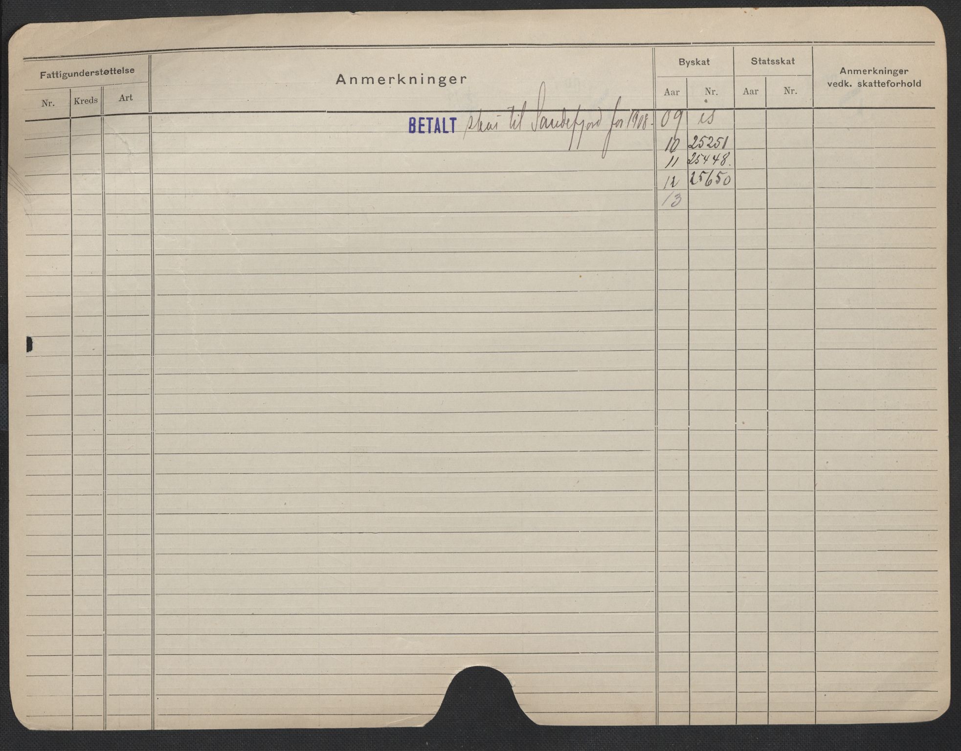 Oslo folkeregister, Registerkort, SAO/A-11715/F/Fa/Fac/L0009: Menn, 1906-1914, s. 450b