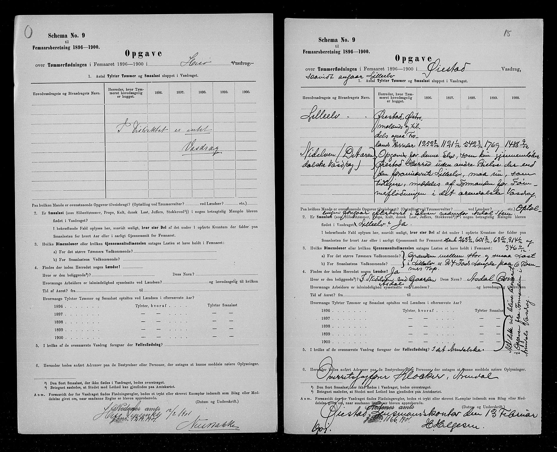 Statistisk sentralbyrå, Næringsøkonomiske emner, Generelt - Amtmennenes femårsberetninger, AV/RA-S-2233/F/Fa/L0092: --, 1896-1900, s. 14